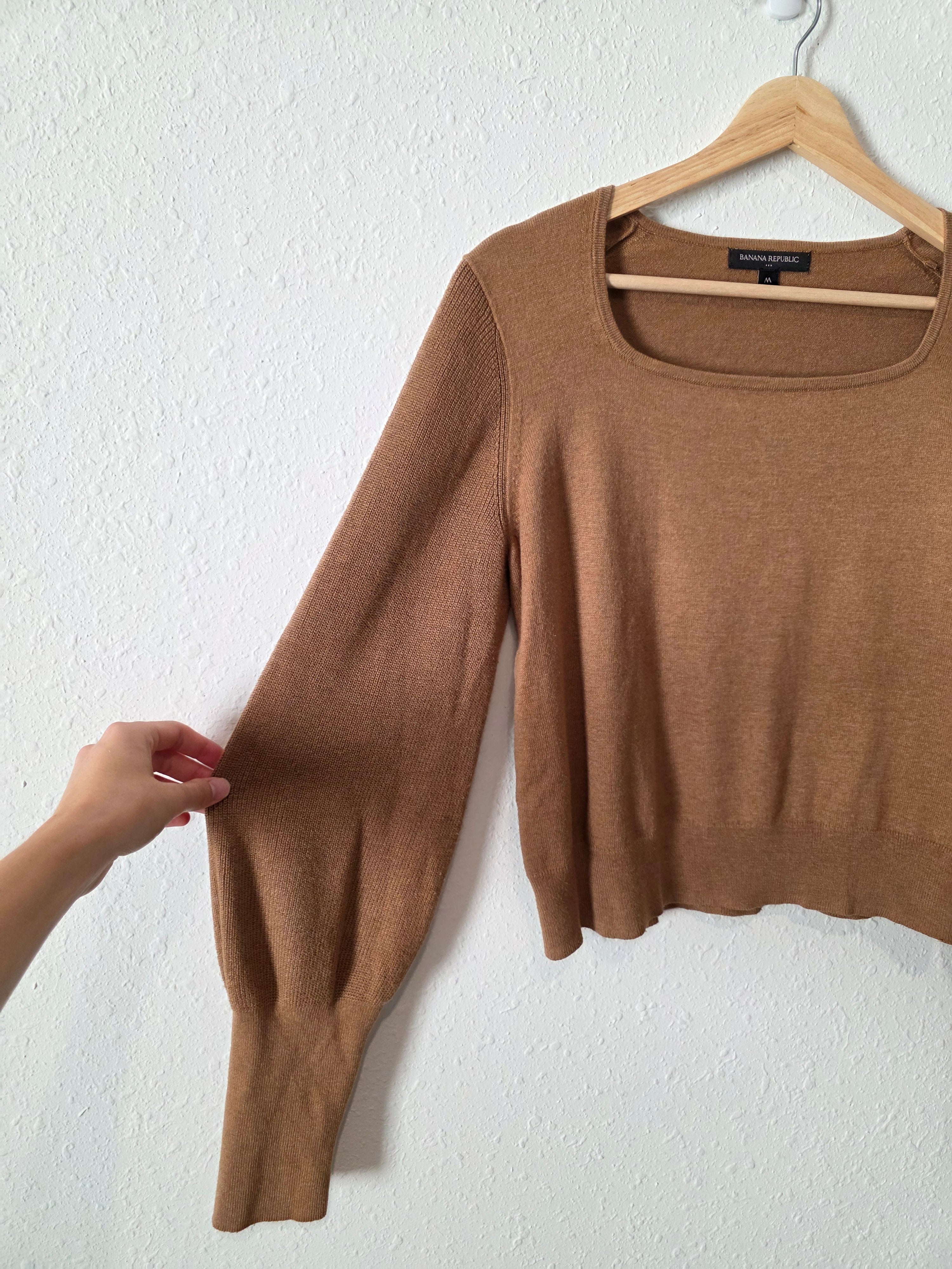 Banana Republic Puff Sleeve Sweater (M)