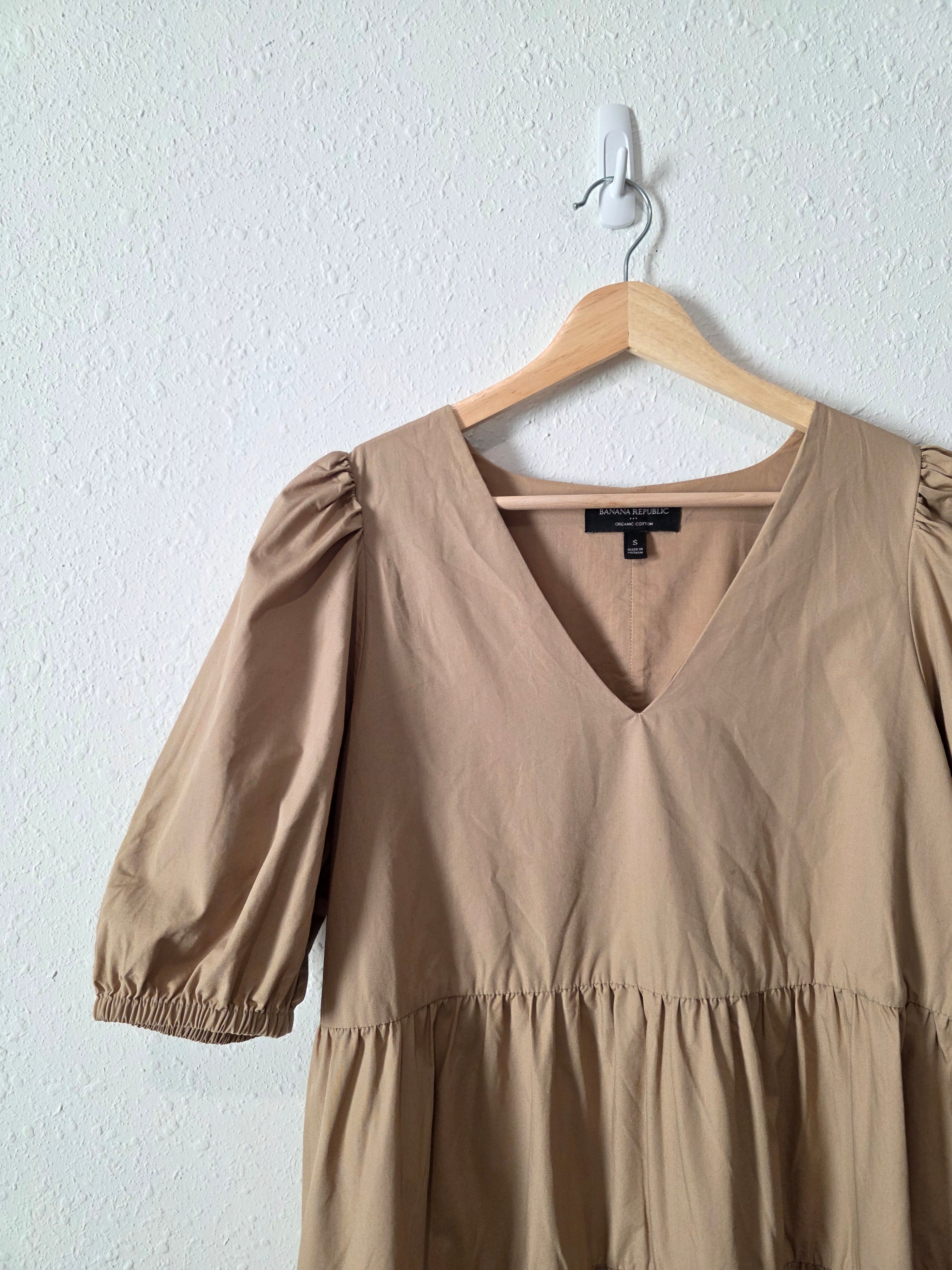 Banana Republic Cotton Tiered Dress (S)