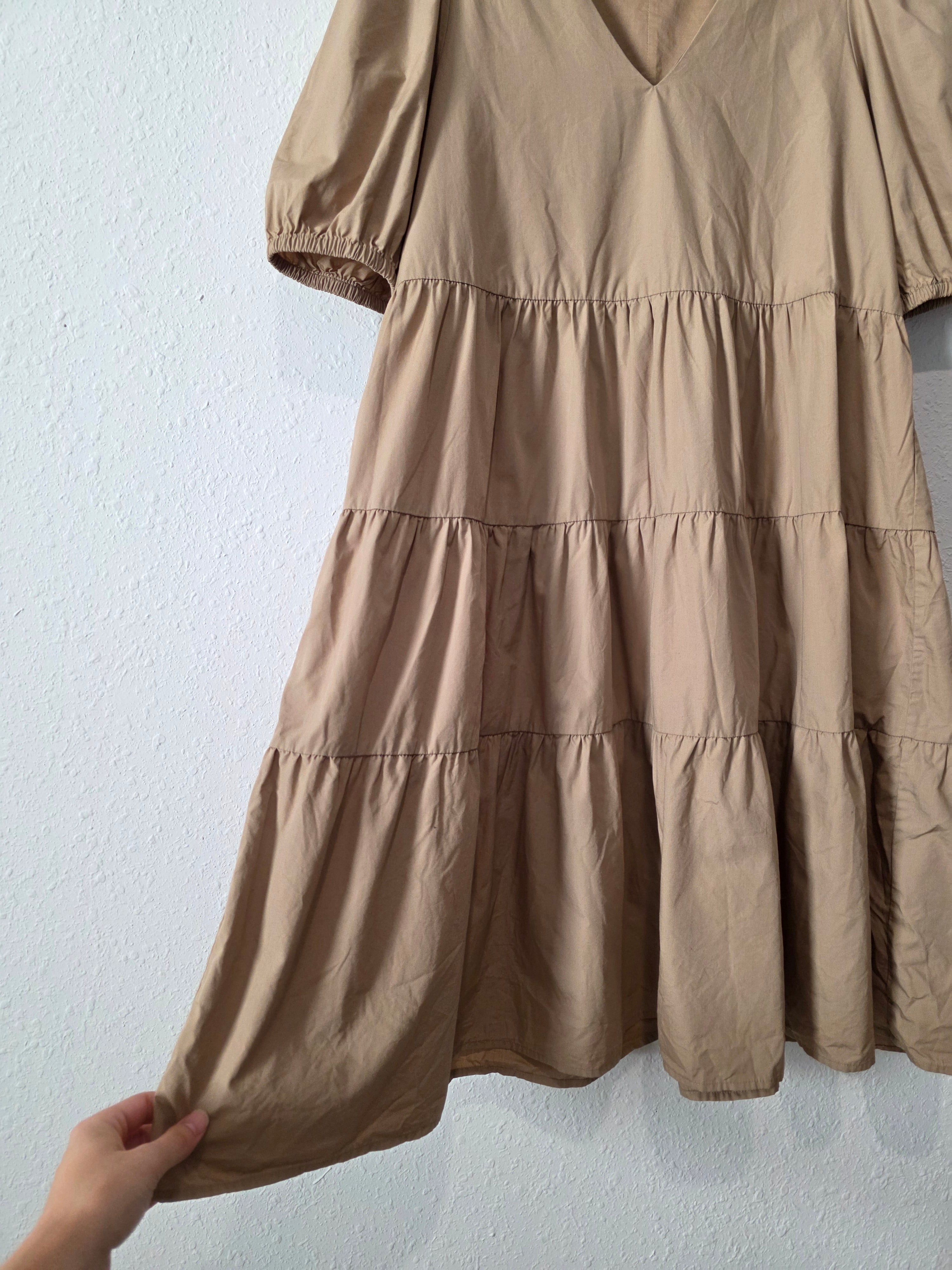 Banana Republic Cotton Tiered Dress (S)