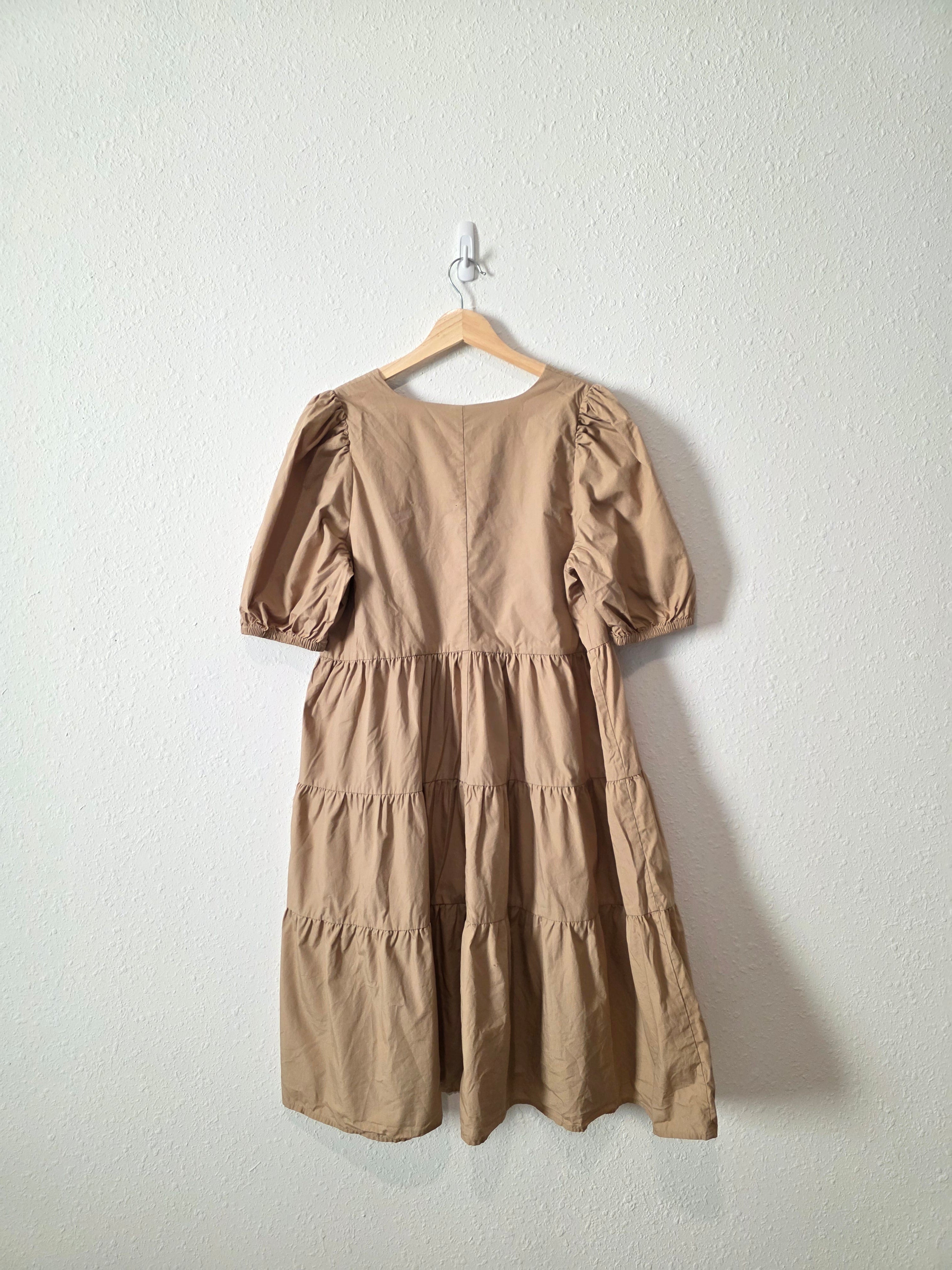 Banana Republic Cotton Tiered Dress (S)