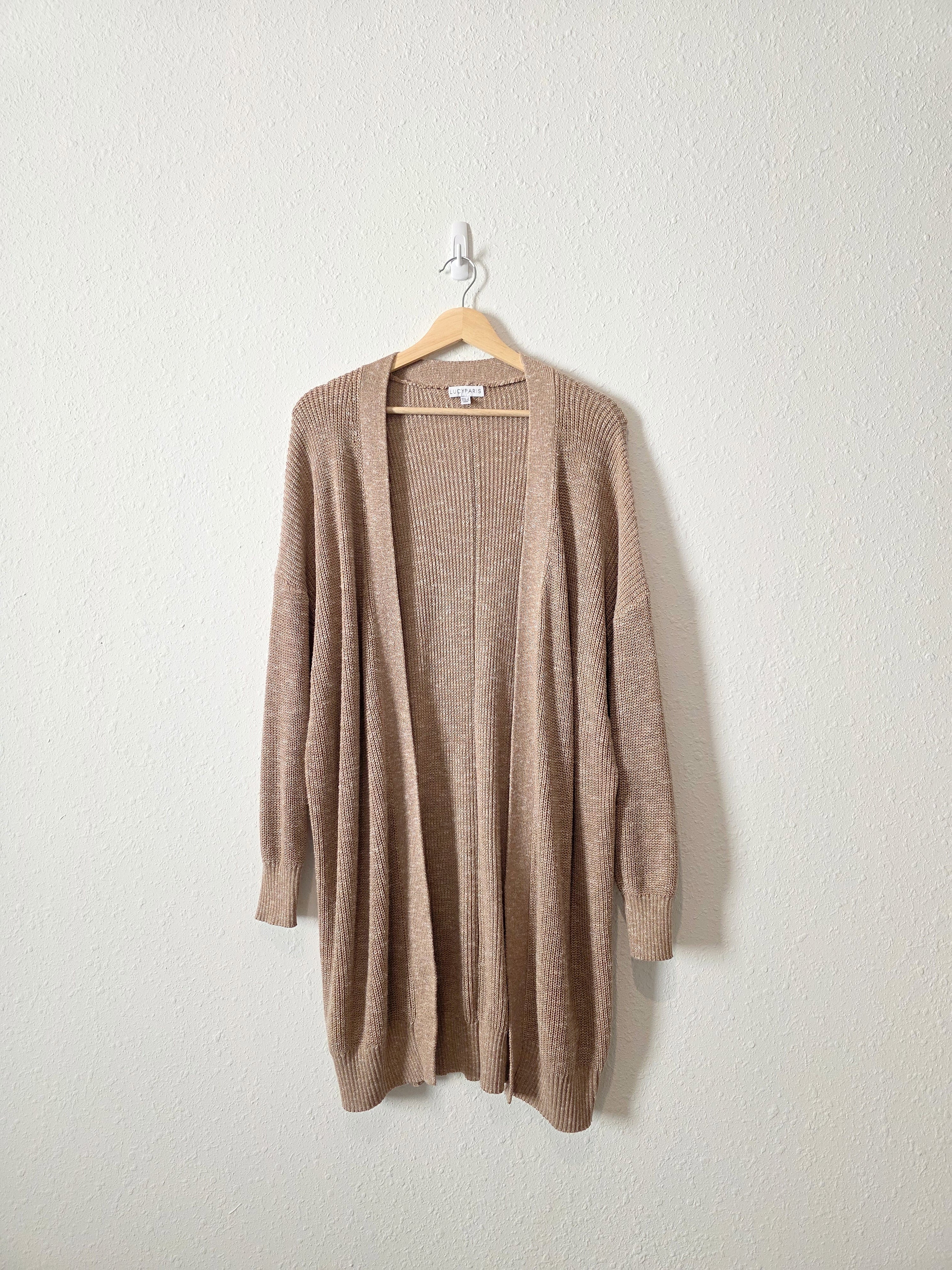 Lucy Paris Brown Long Cardigan (S)