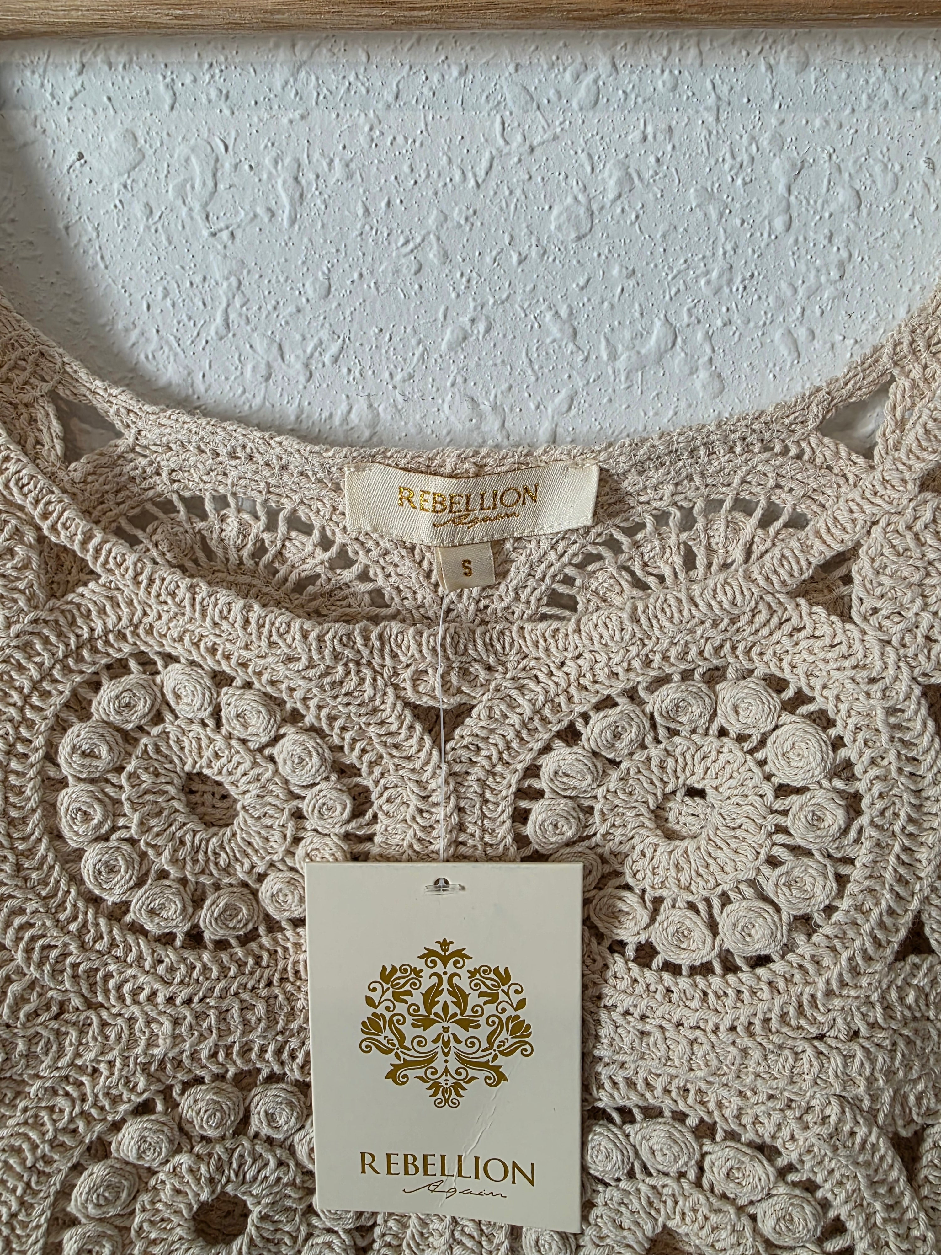 NEW Crochet Cotton Tank (S)