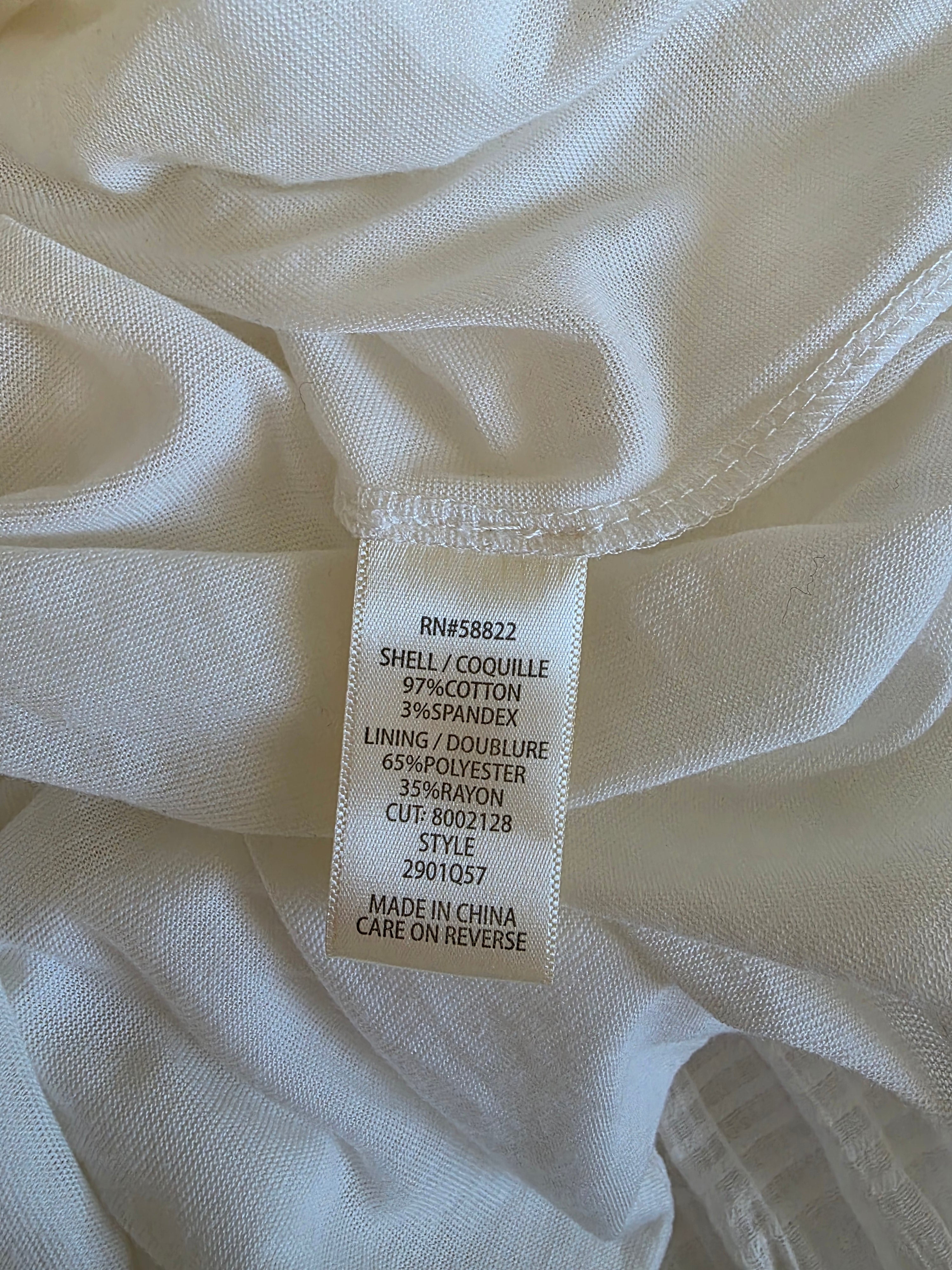 NEW Textured Smocked Midi Dress (M)