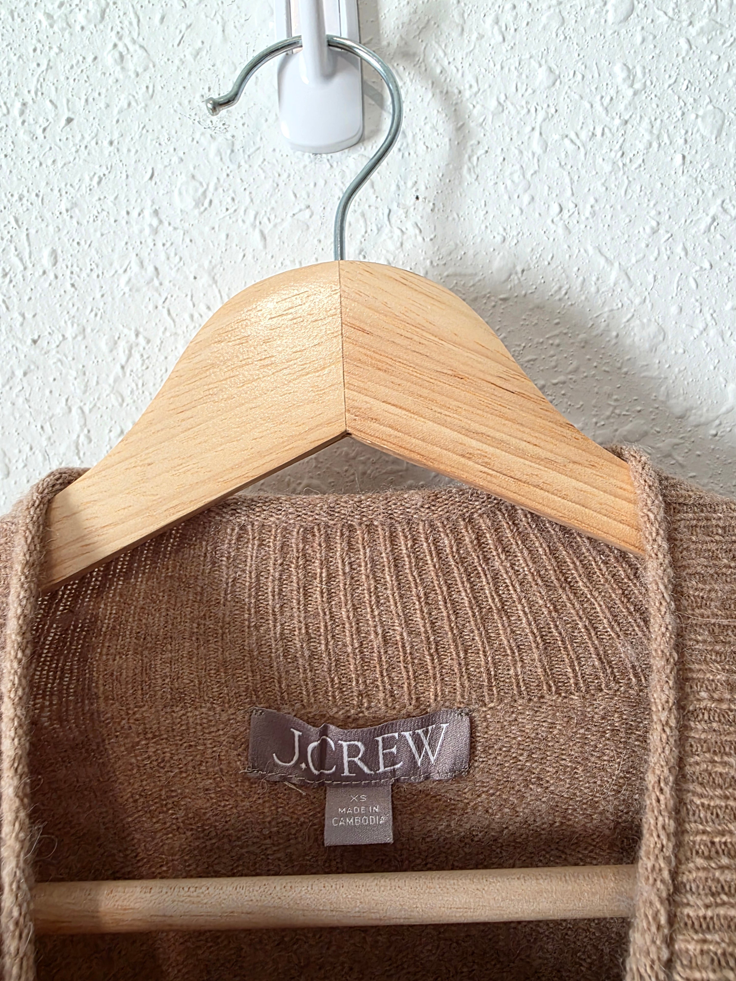 J.Crew Mockneck Wool Alpaca Sweater (XS)