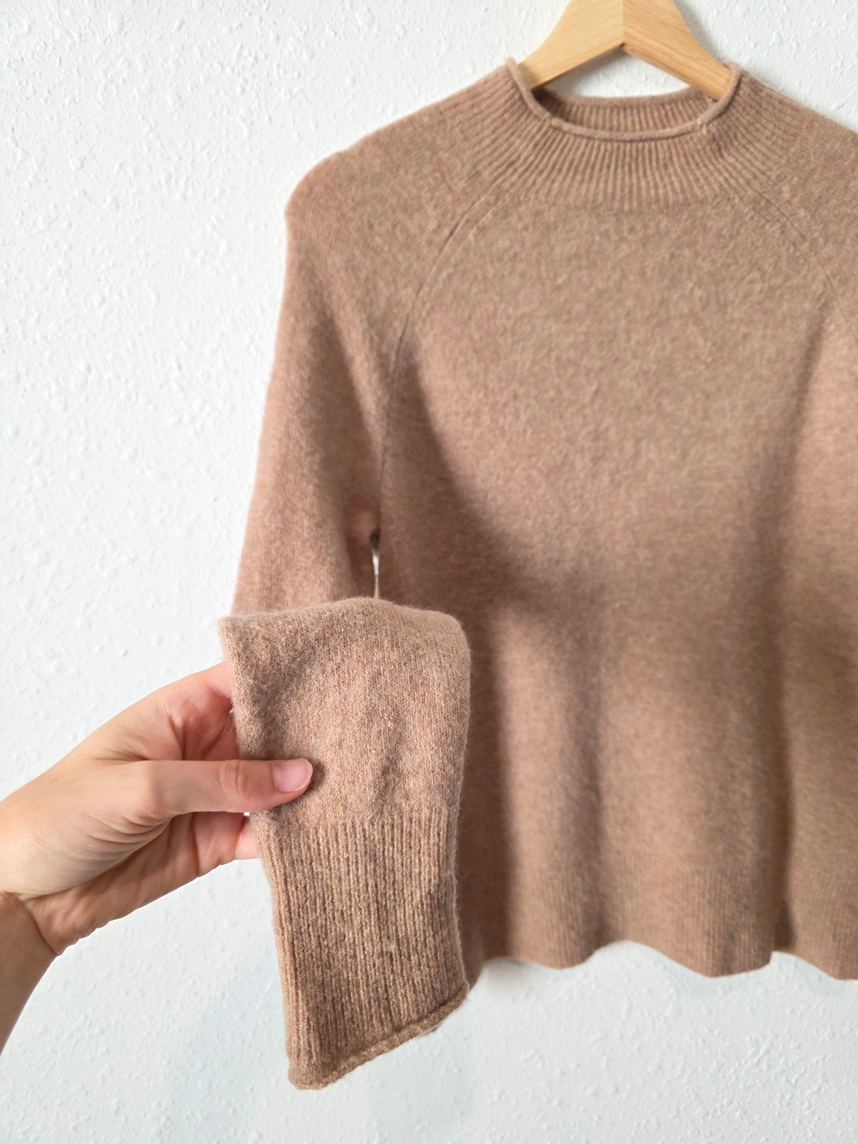 J.Crew Mockneck Wool Alpaca Sweater (XS)