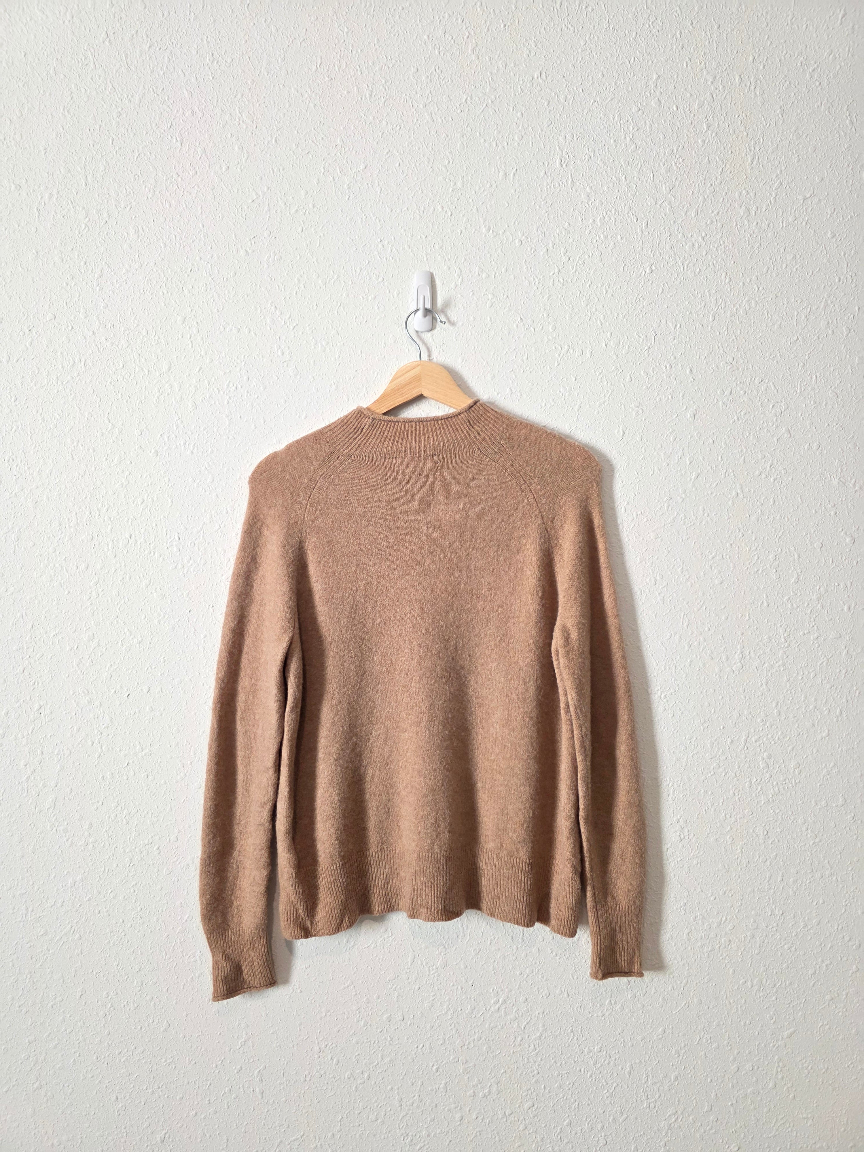 J.Crew Mockneck Wool Alpaca Sweater (XS)