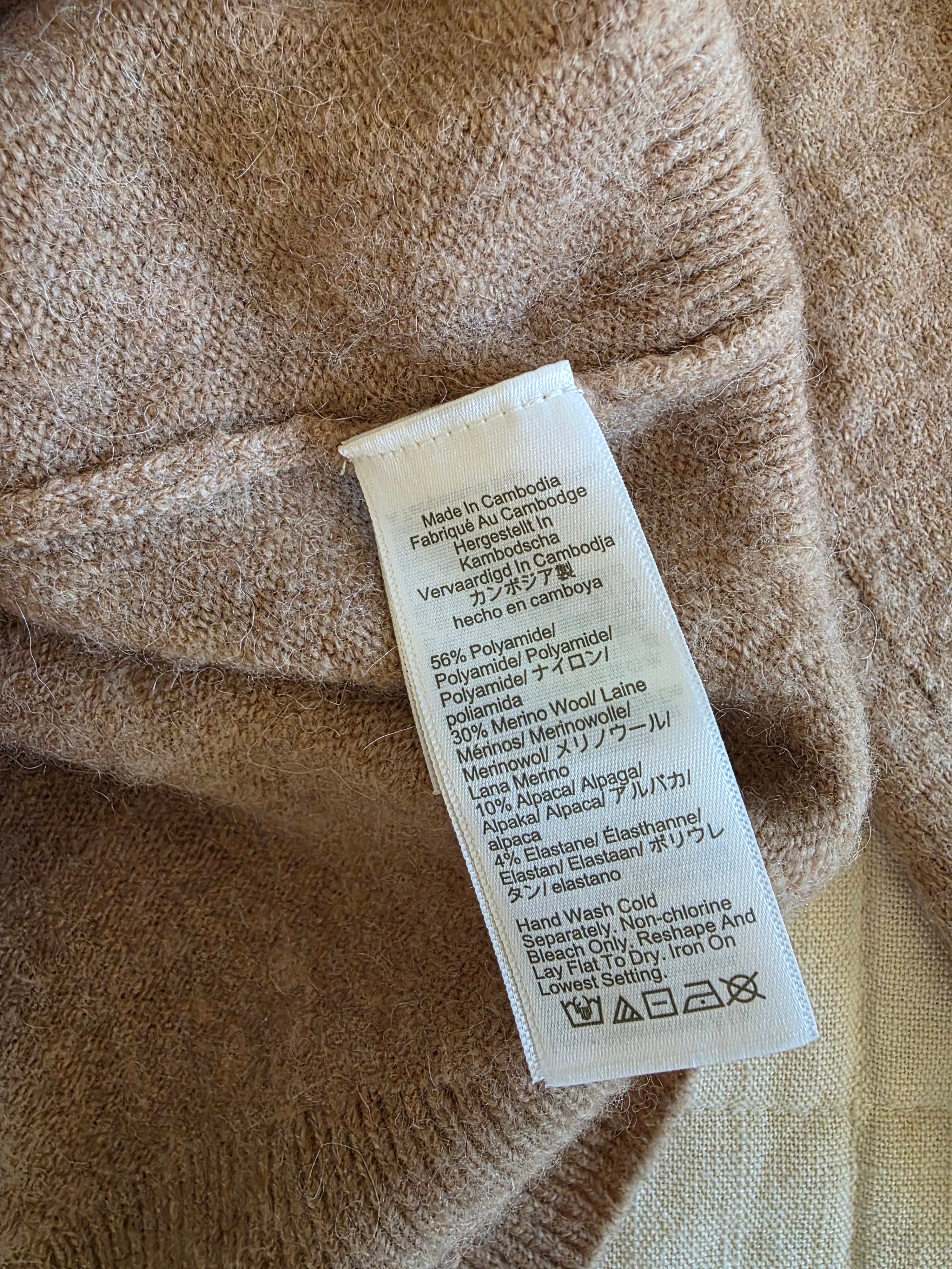 J.Crew Mockneck Wool Alpaca Sweater (XS)