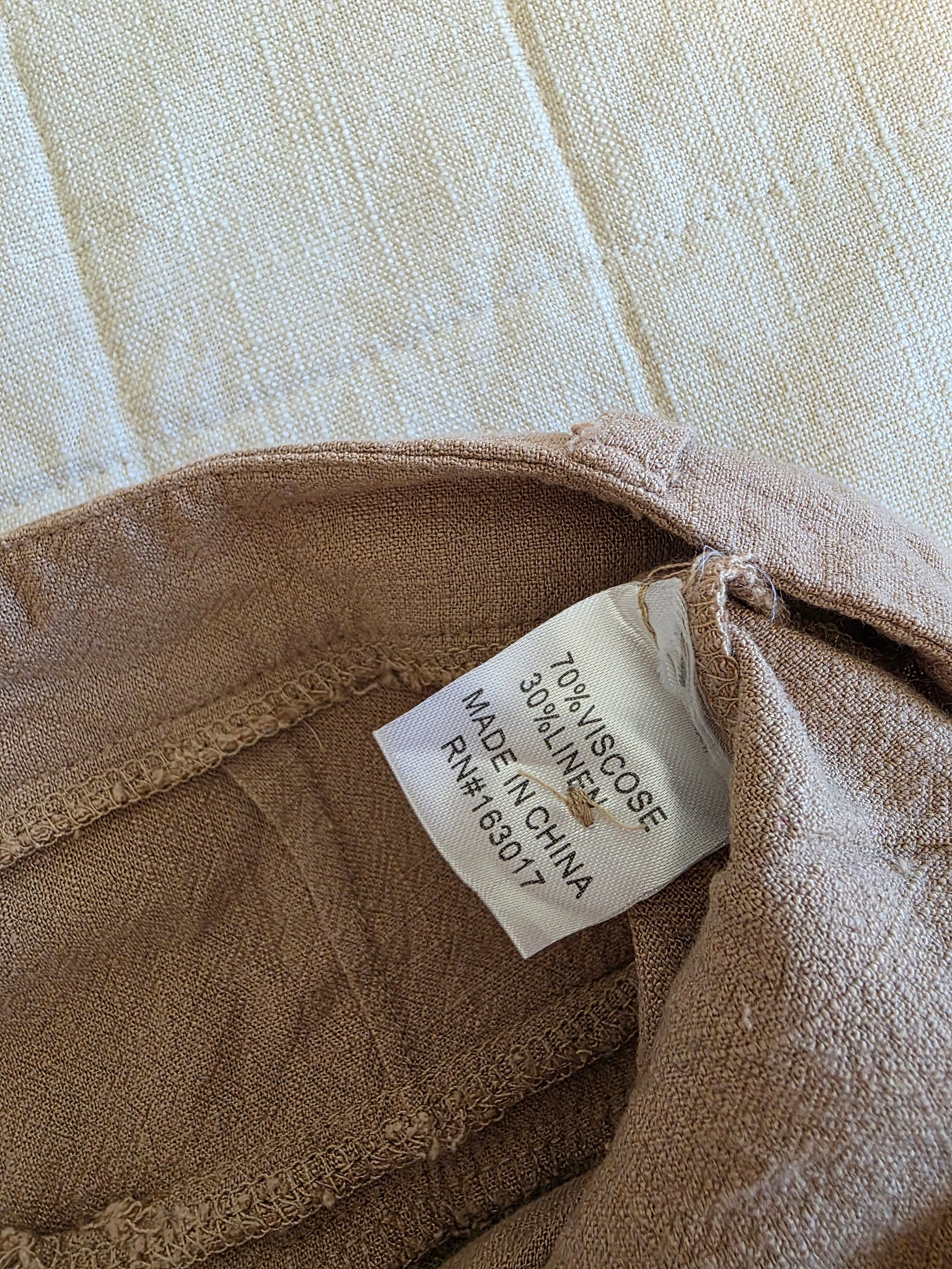 Princess Polly Linen Blend Wide Leg Pants (6)