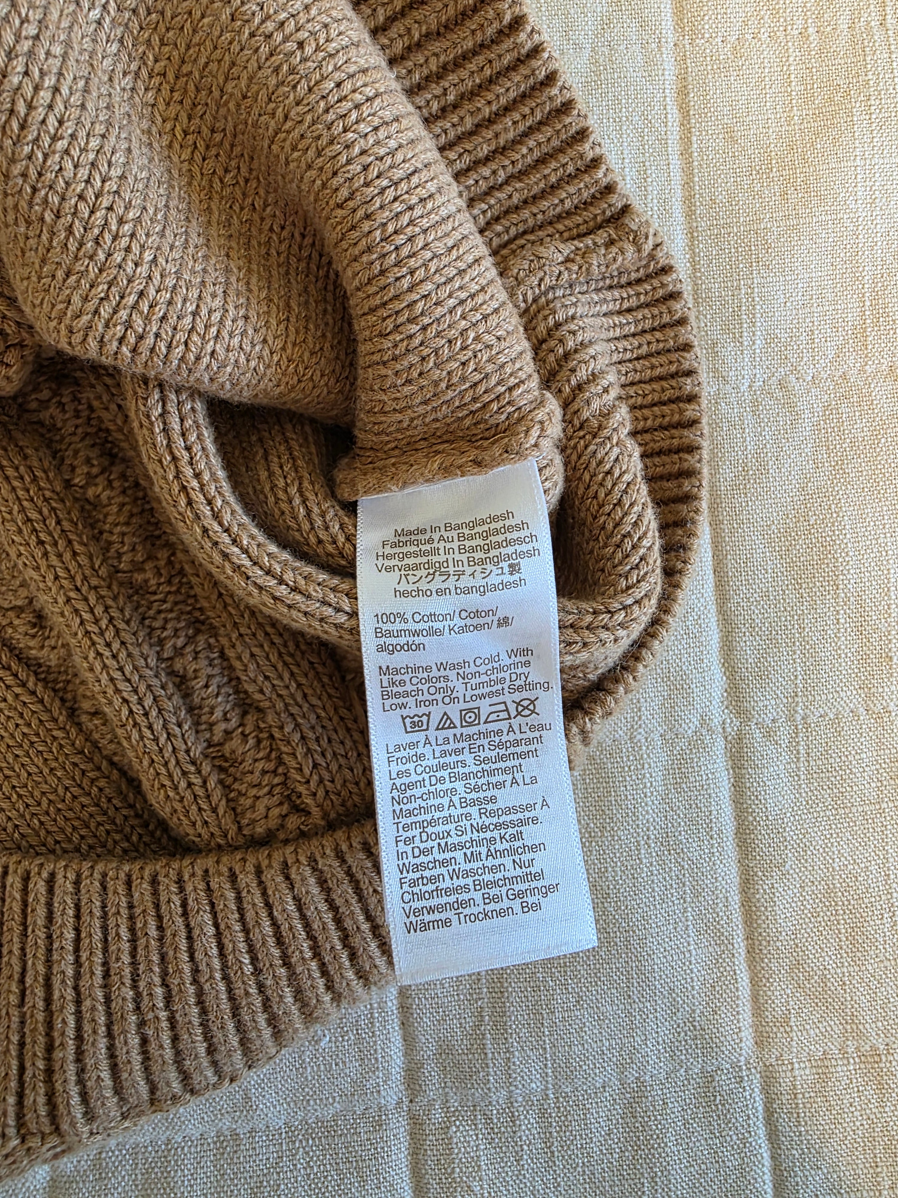J.Crew Cable Knit Sweater Vest (L)