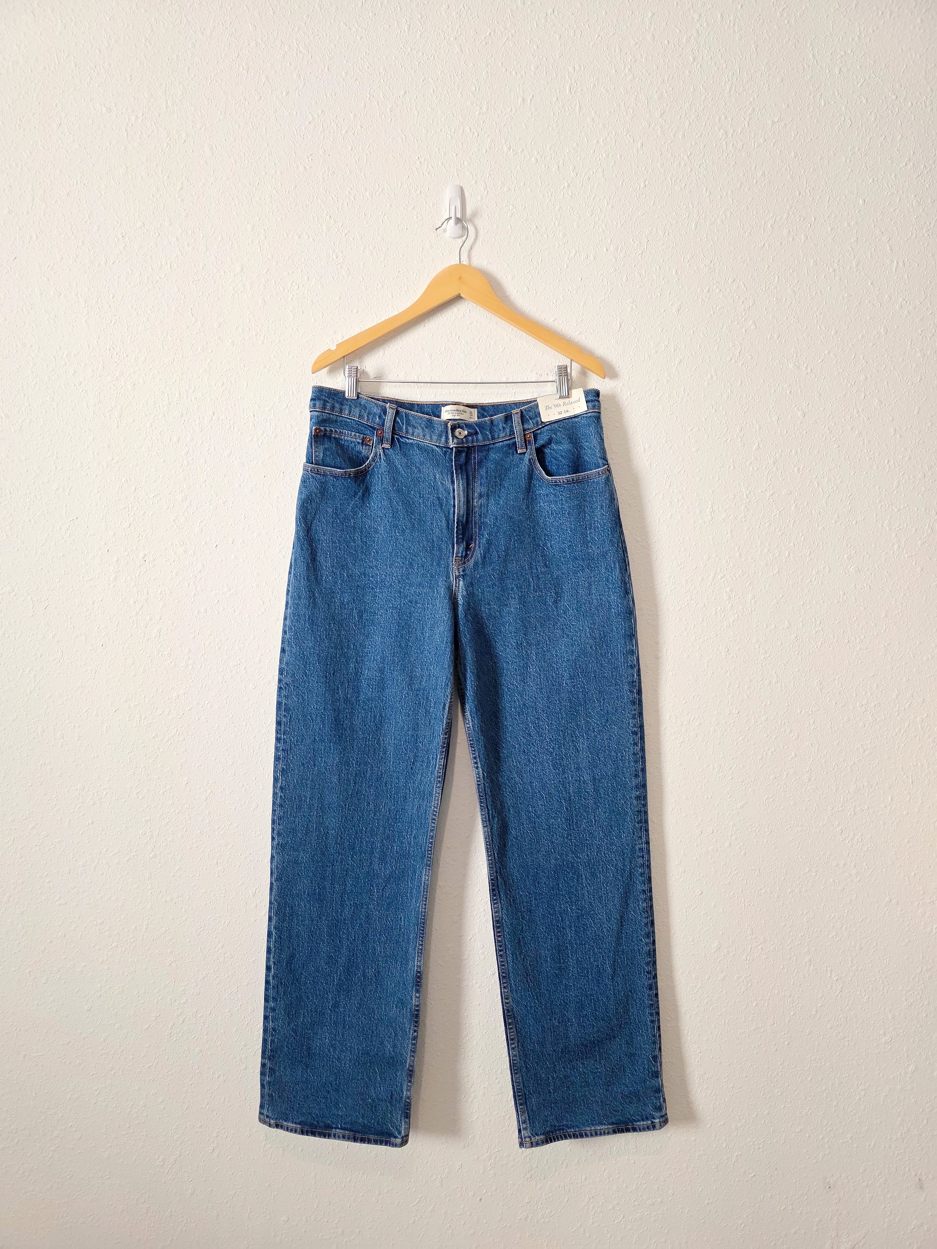 NEW Abercrombie 90s Relaxed Jeans (32/14 Long)