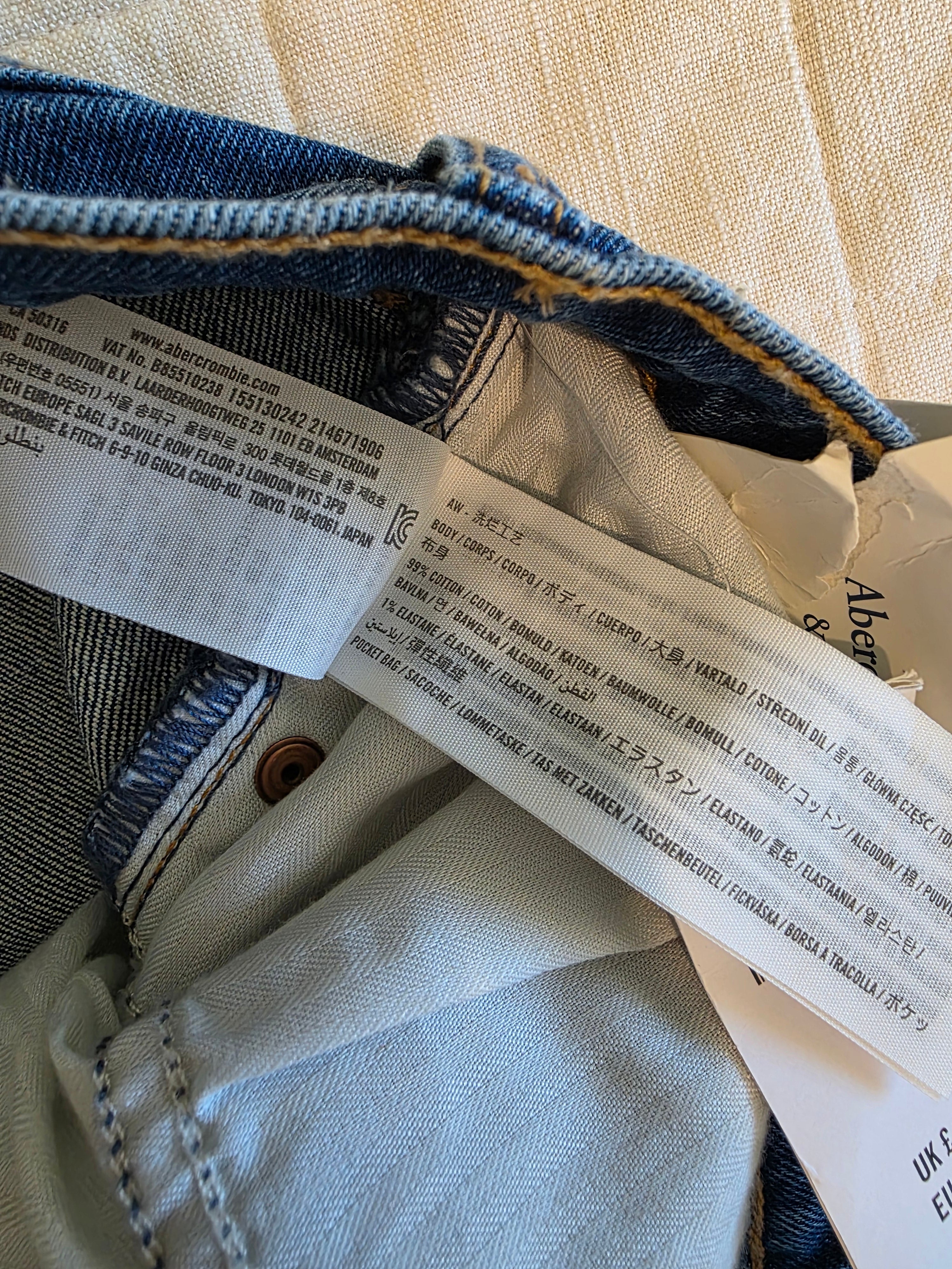NEW Abercrombie 90s Relaxed Jeans (32/14 Long)