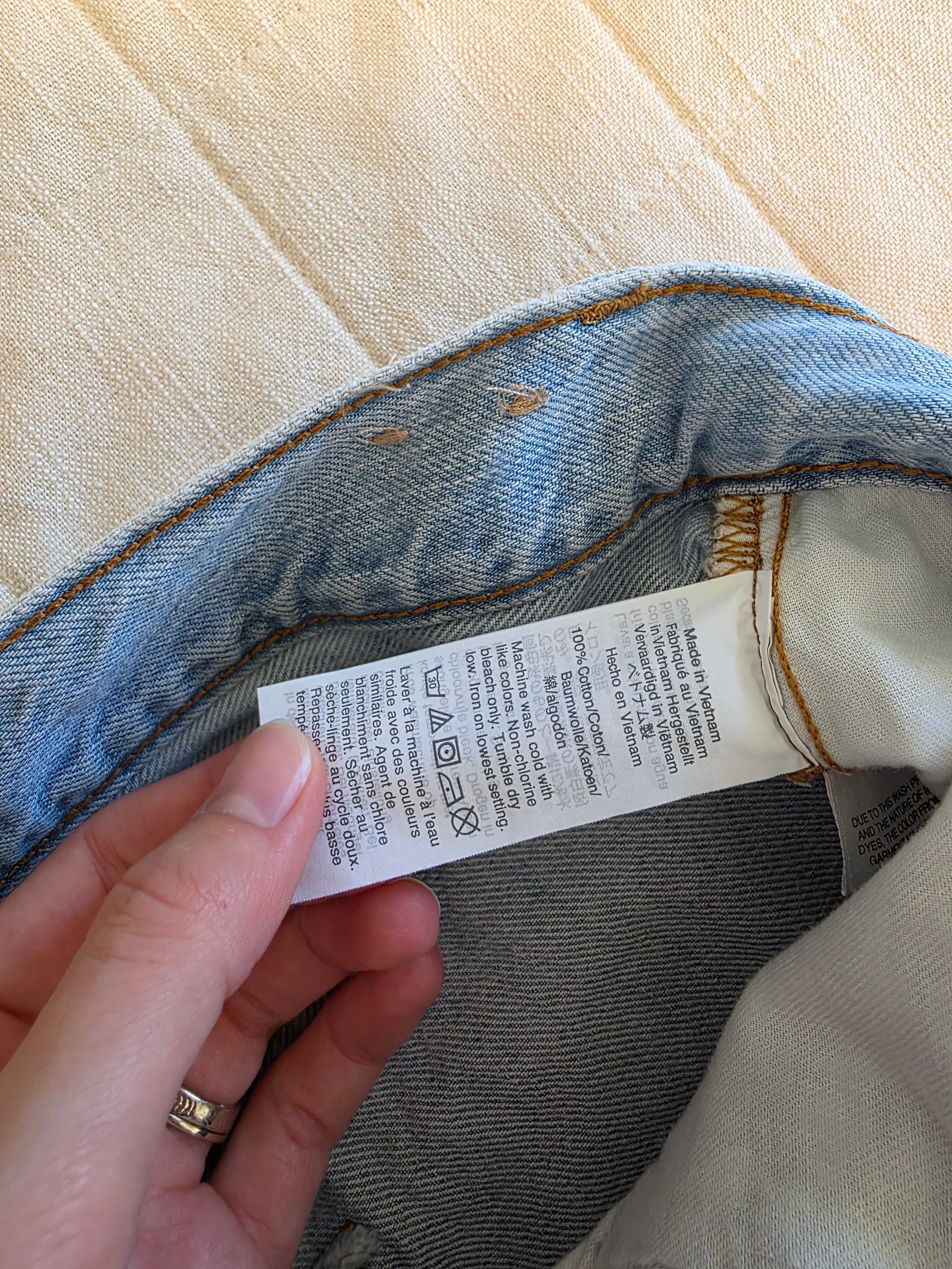 Madewell Light Wash Straight Jeans (26)