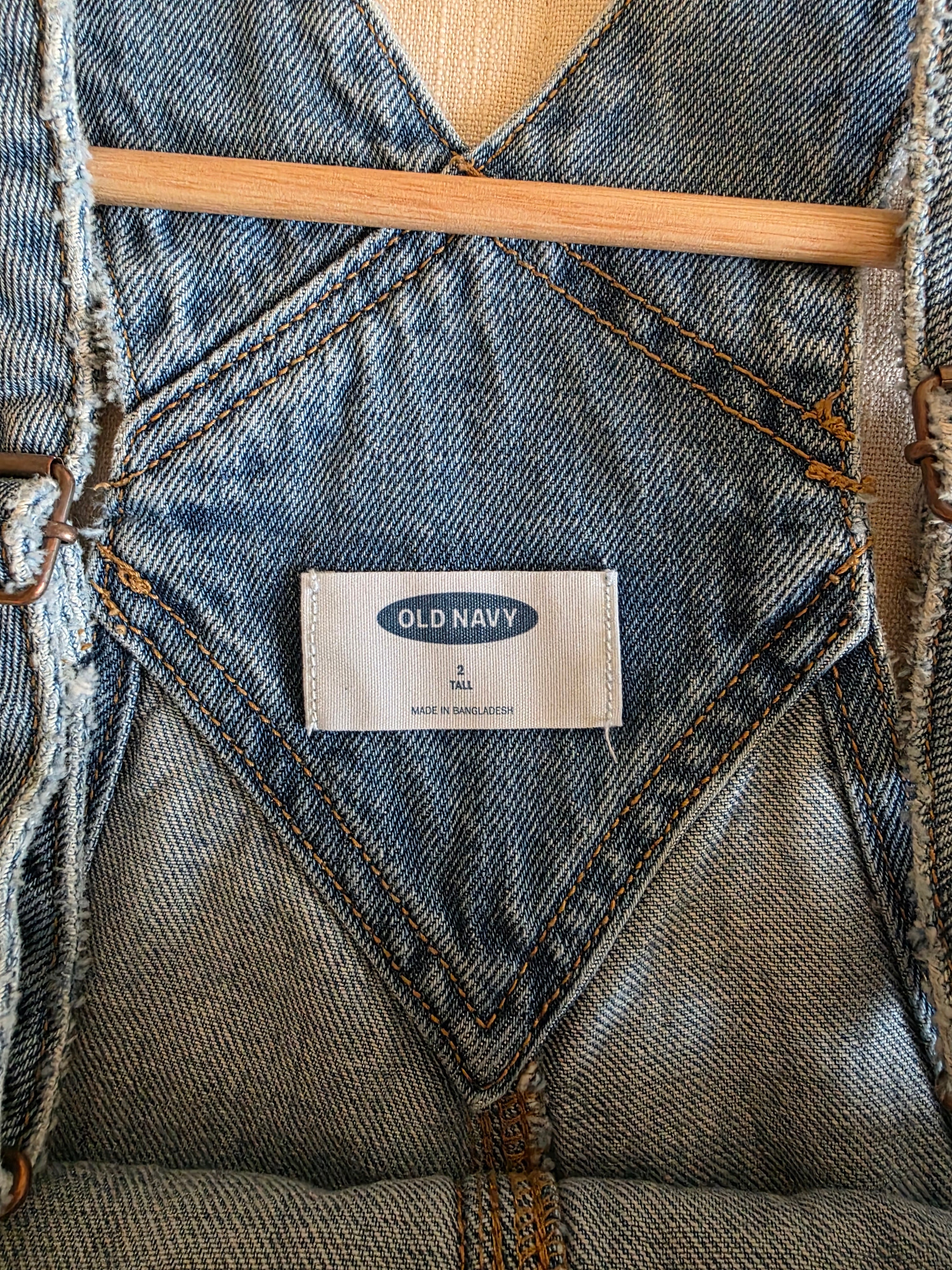 Denim Straight Overalls (2 Tall)