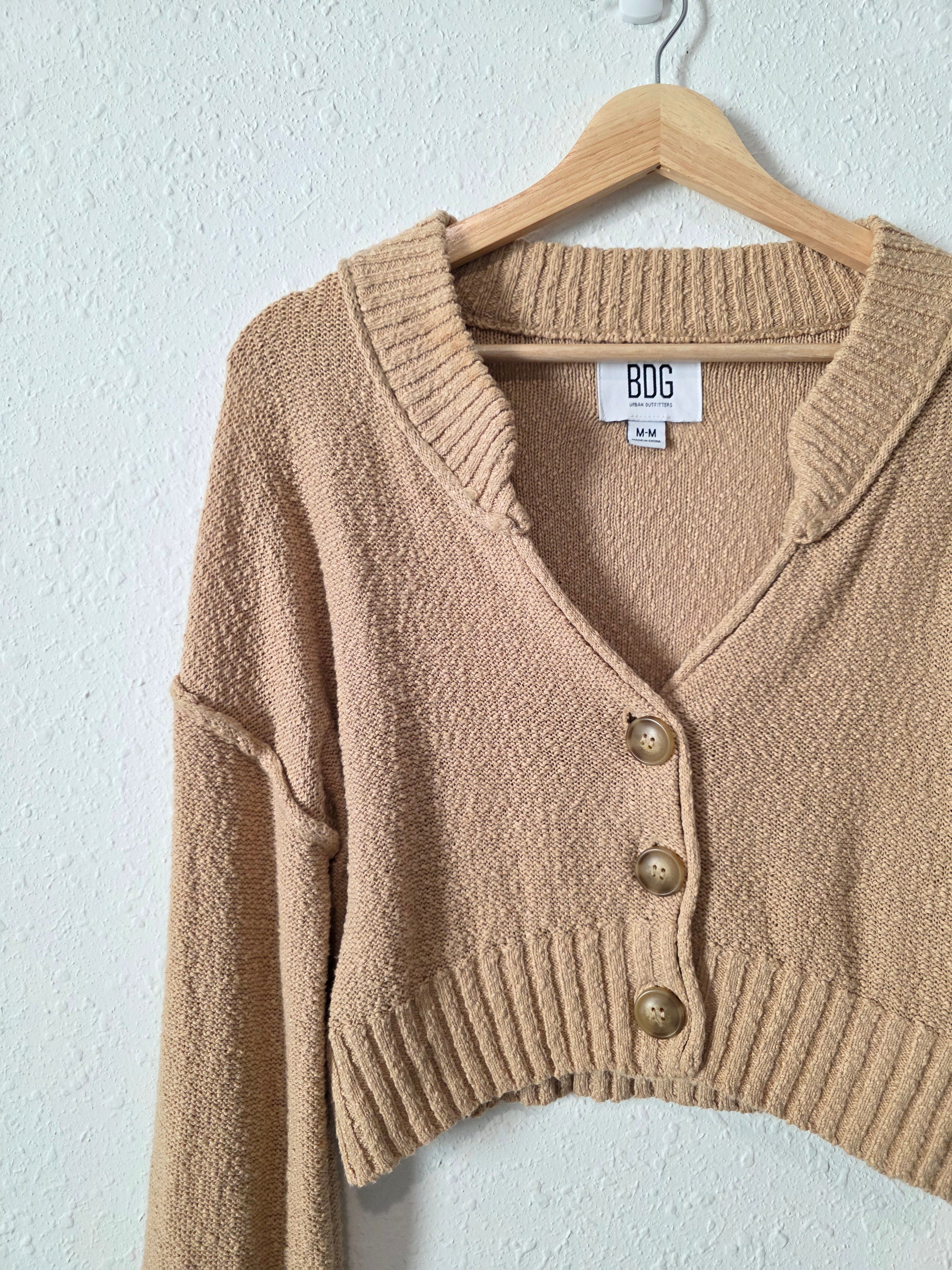 Urban Outfitters Camel Crop Sweater (M)