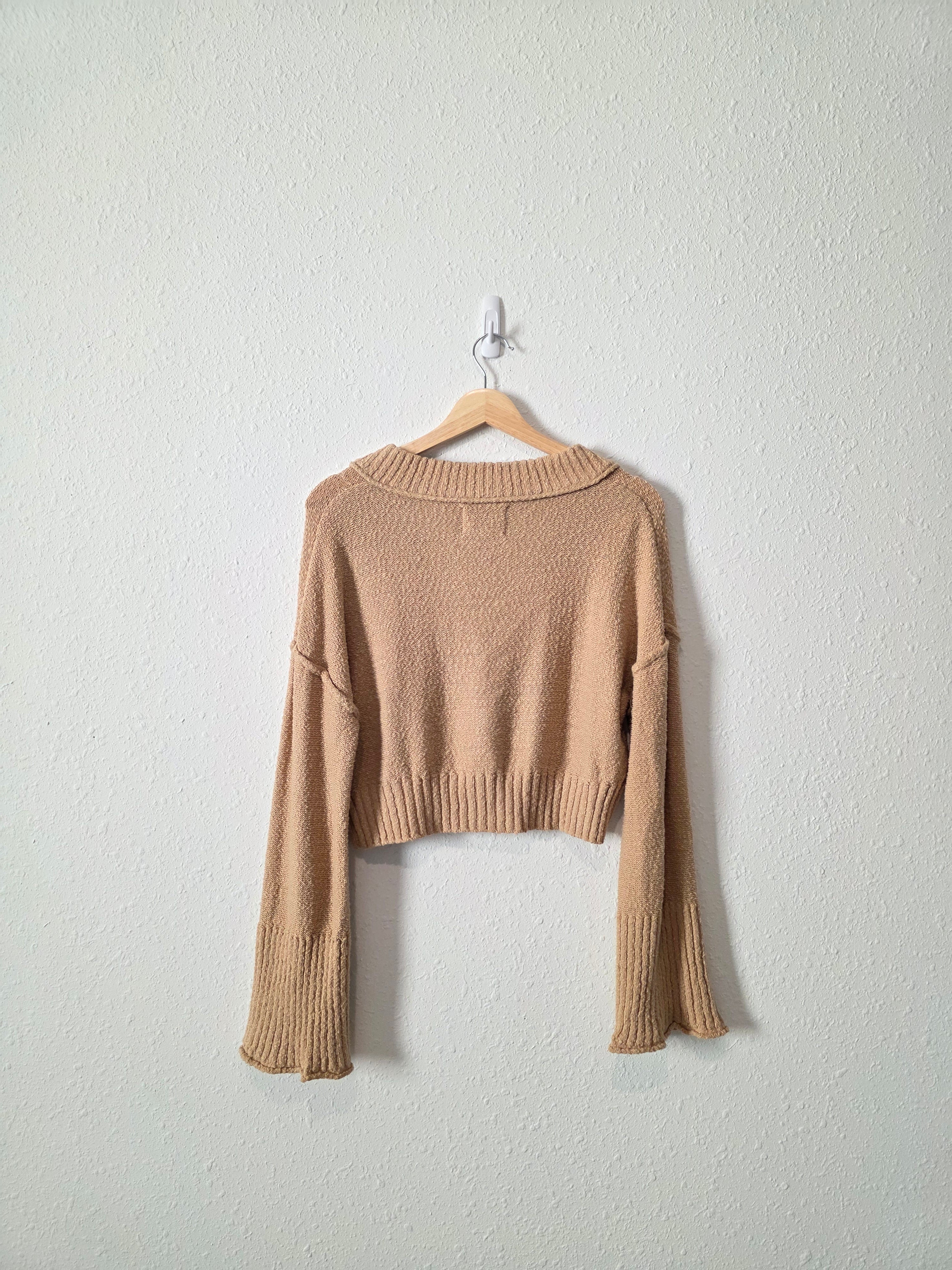 Urban Outfitters Camel Crop Sweater (M)