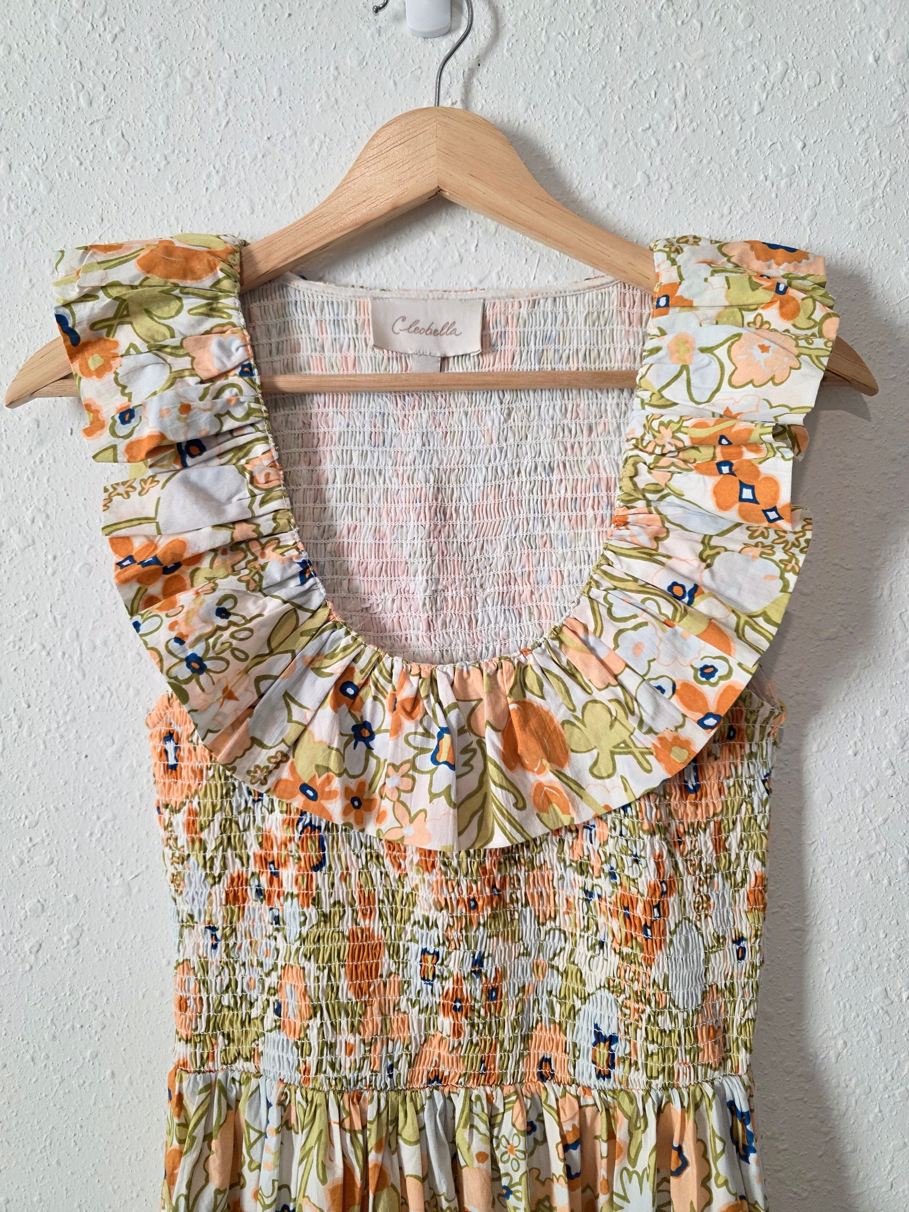 Cleobella Floral Midi Dress (S)