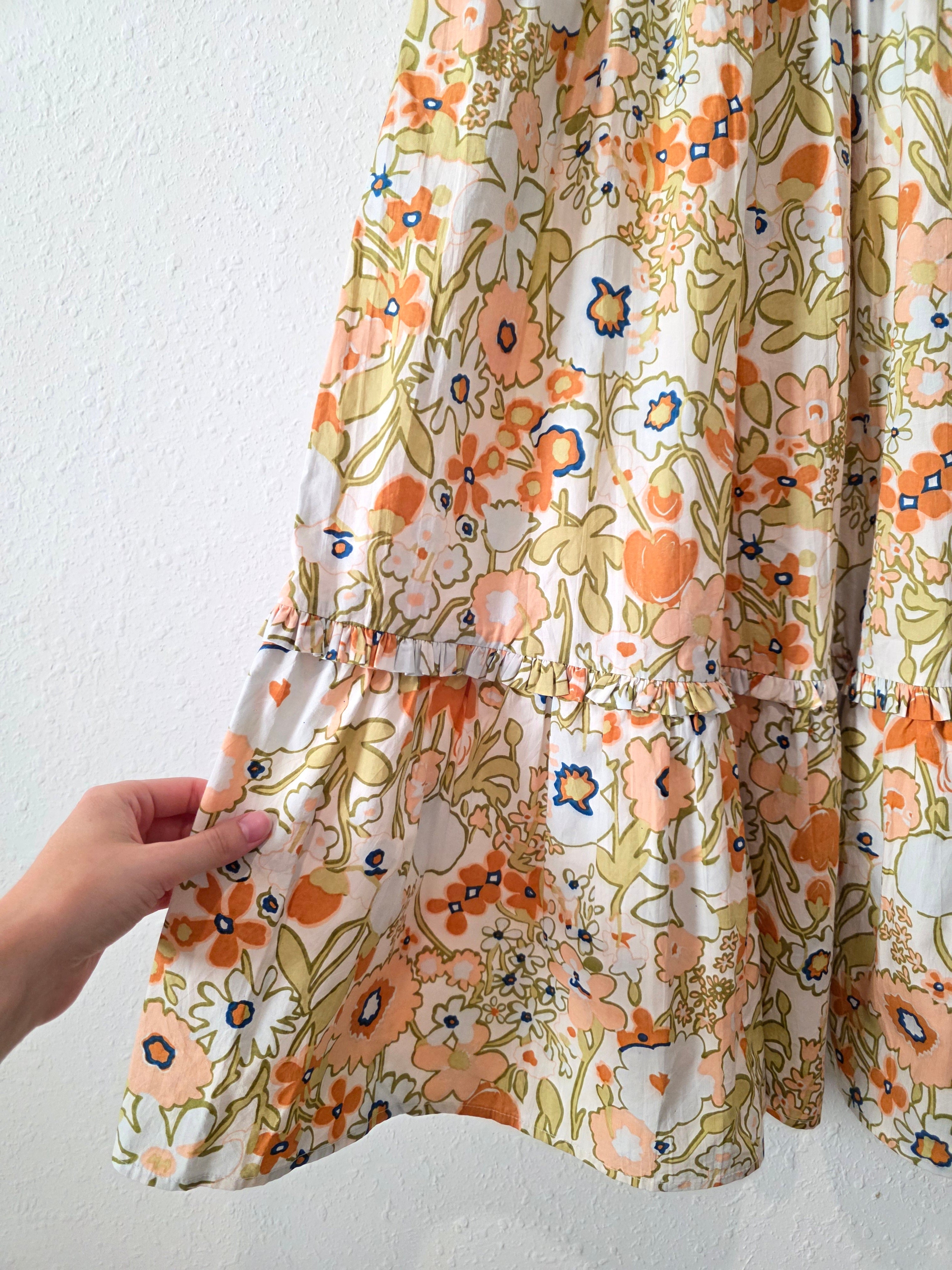 Cleobella Floral Midi Dress (S)