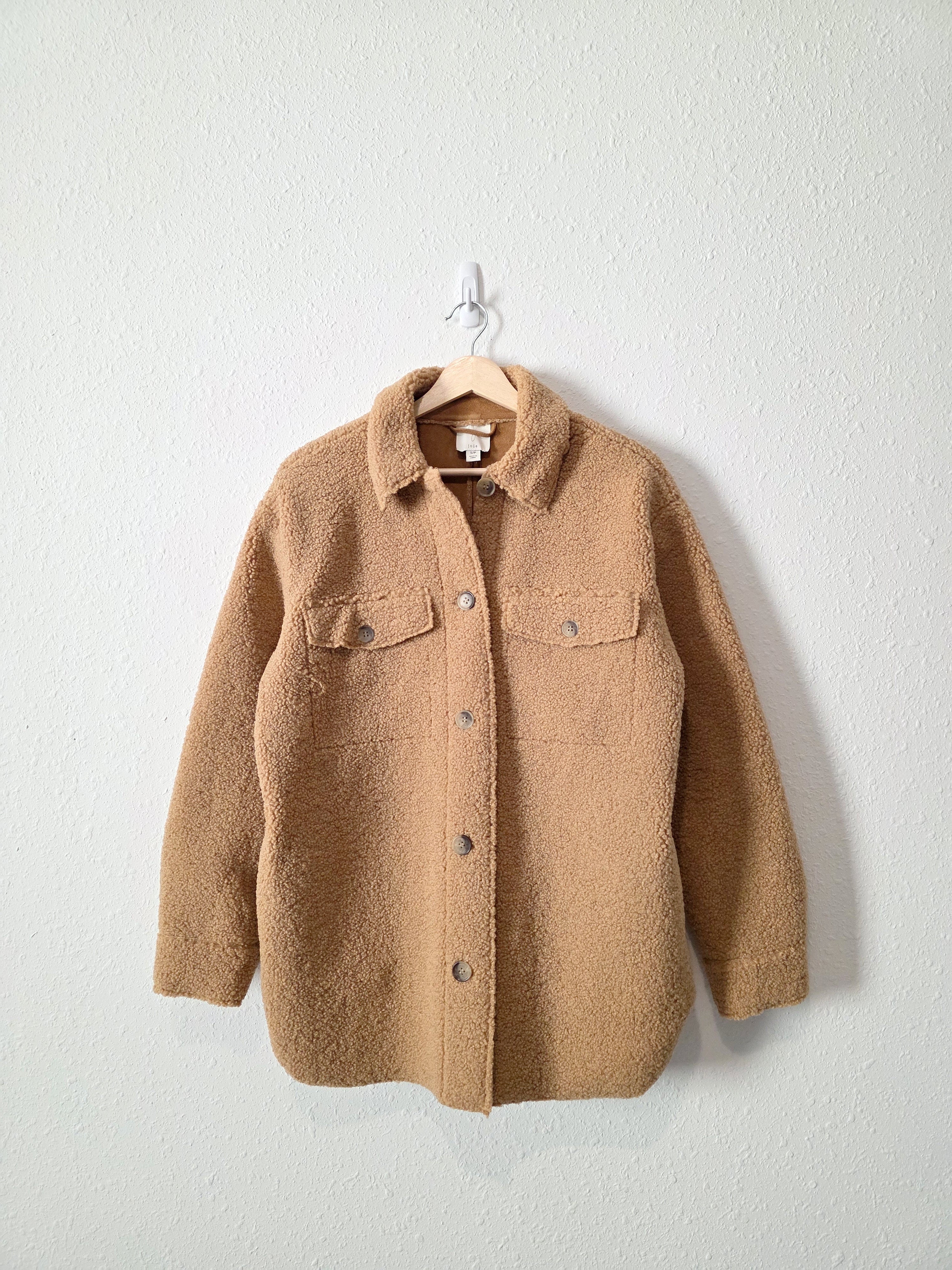 Joie Button Up Sherpa Jacket (S)