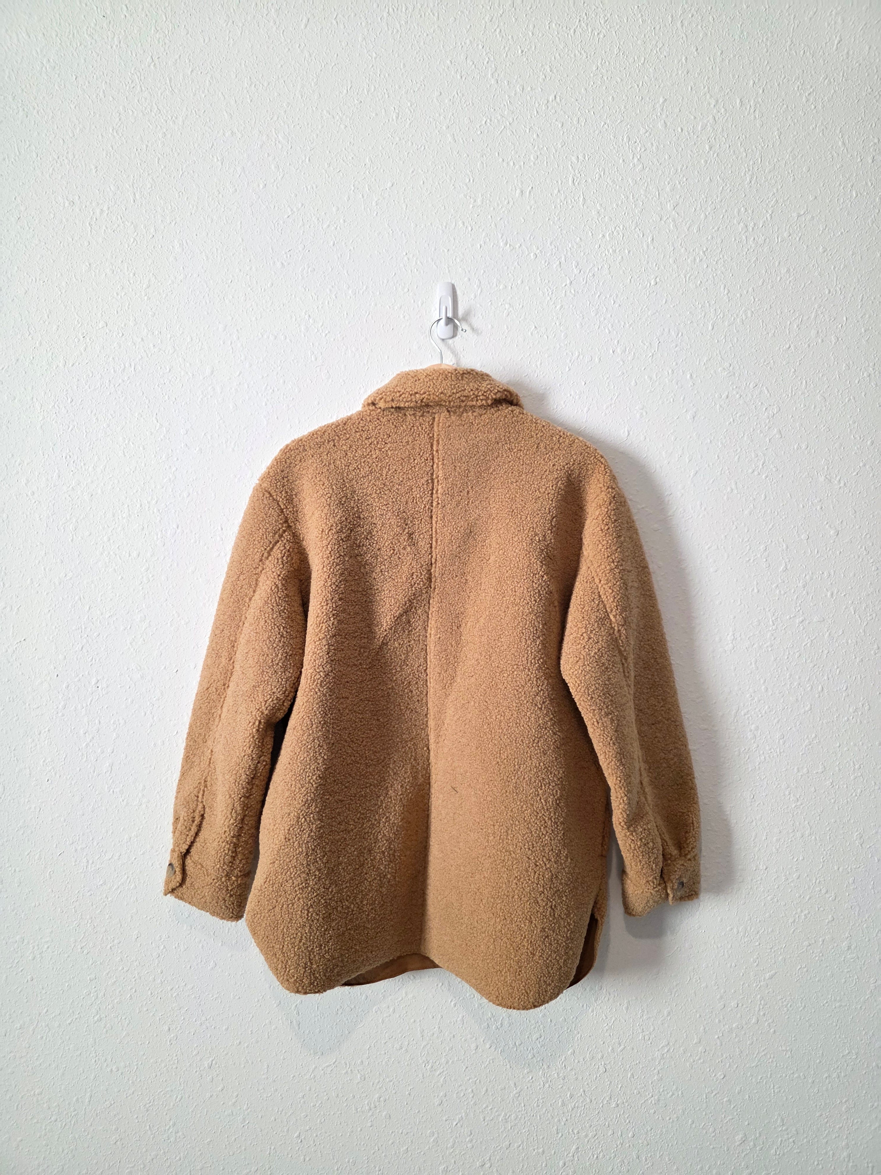 Joie Button Up Sherpa Jacket (S)