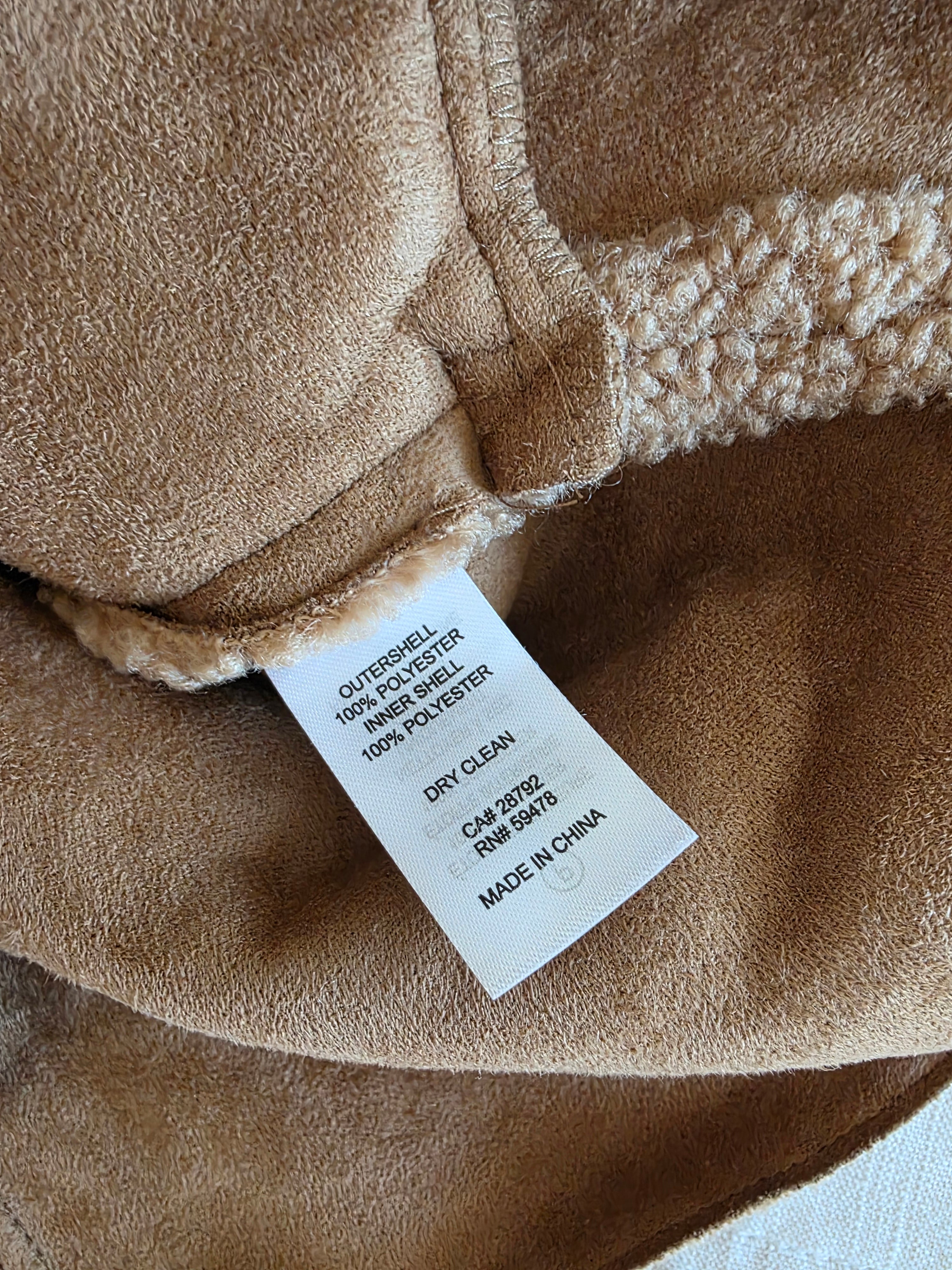 Joie Button Up Sherpa Jacket (S)