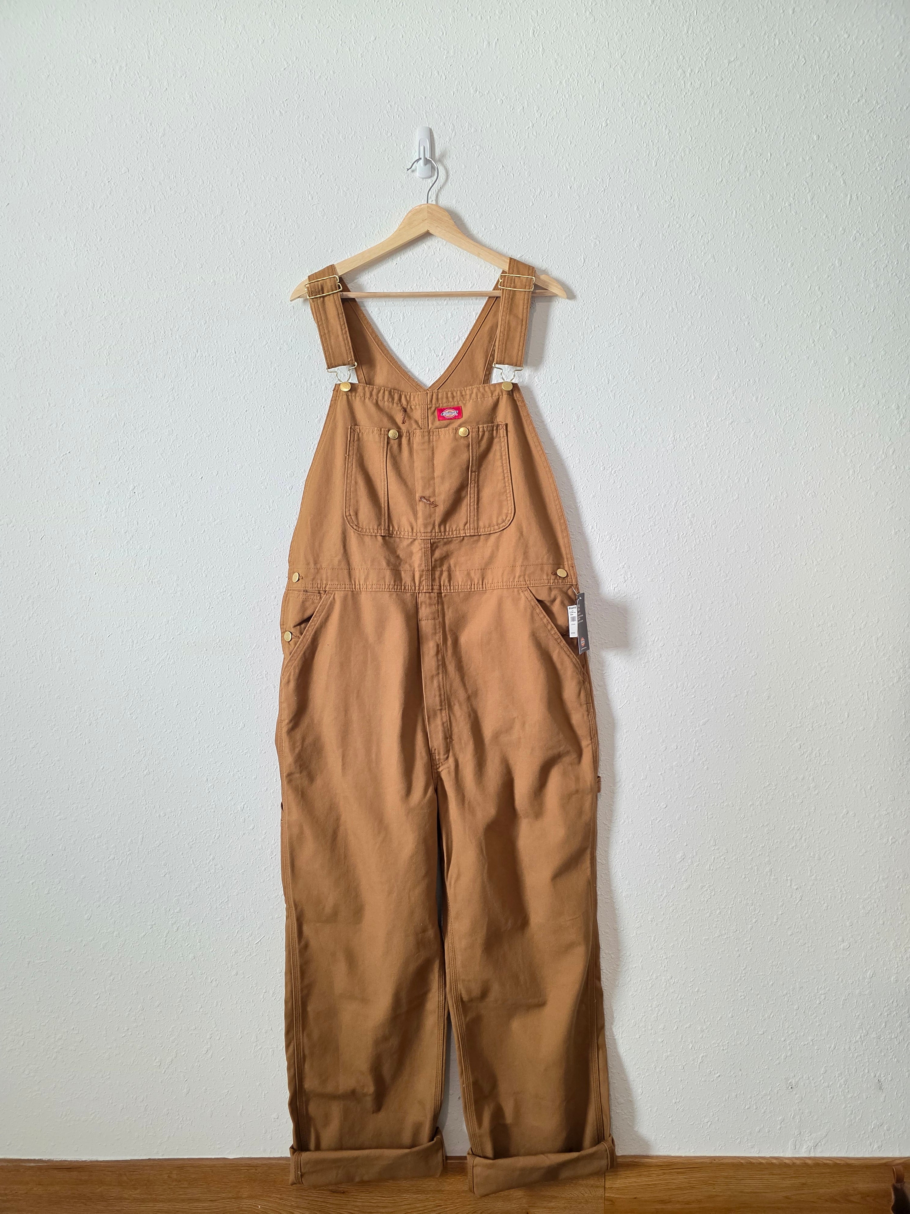 NEW Dickies Brown Overalls (XL)