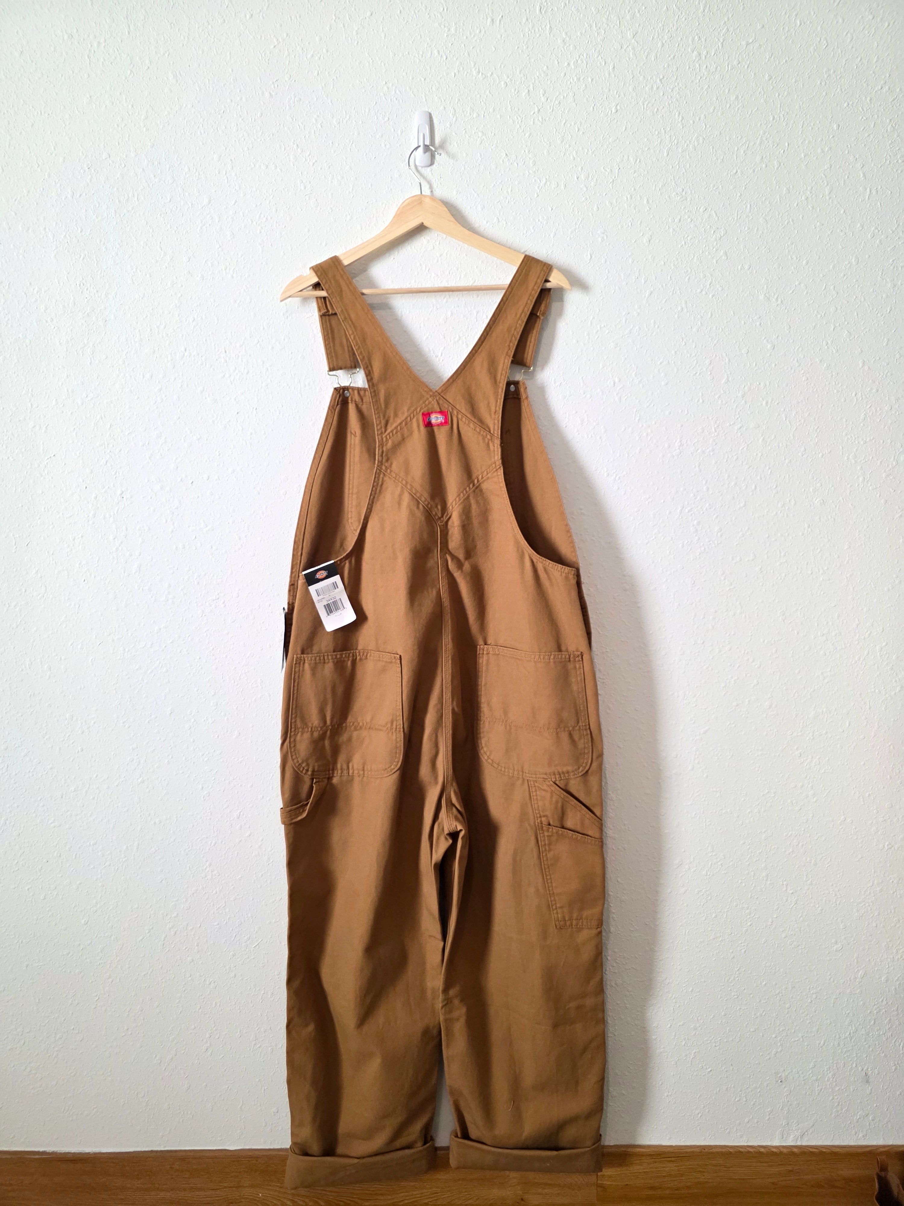 NEW Dickies Brown Overalls (XL)