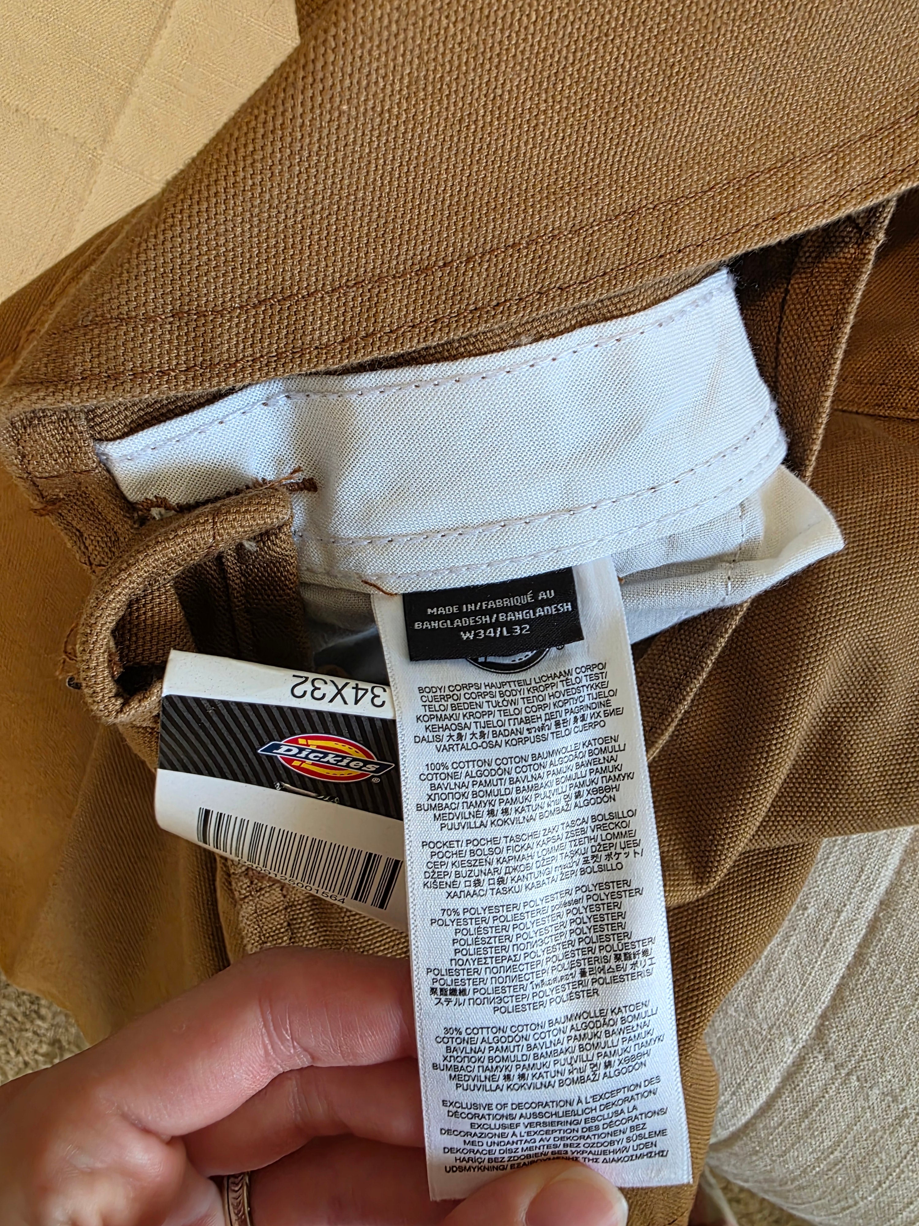 NEW Dickies Brown Overalls (XL)