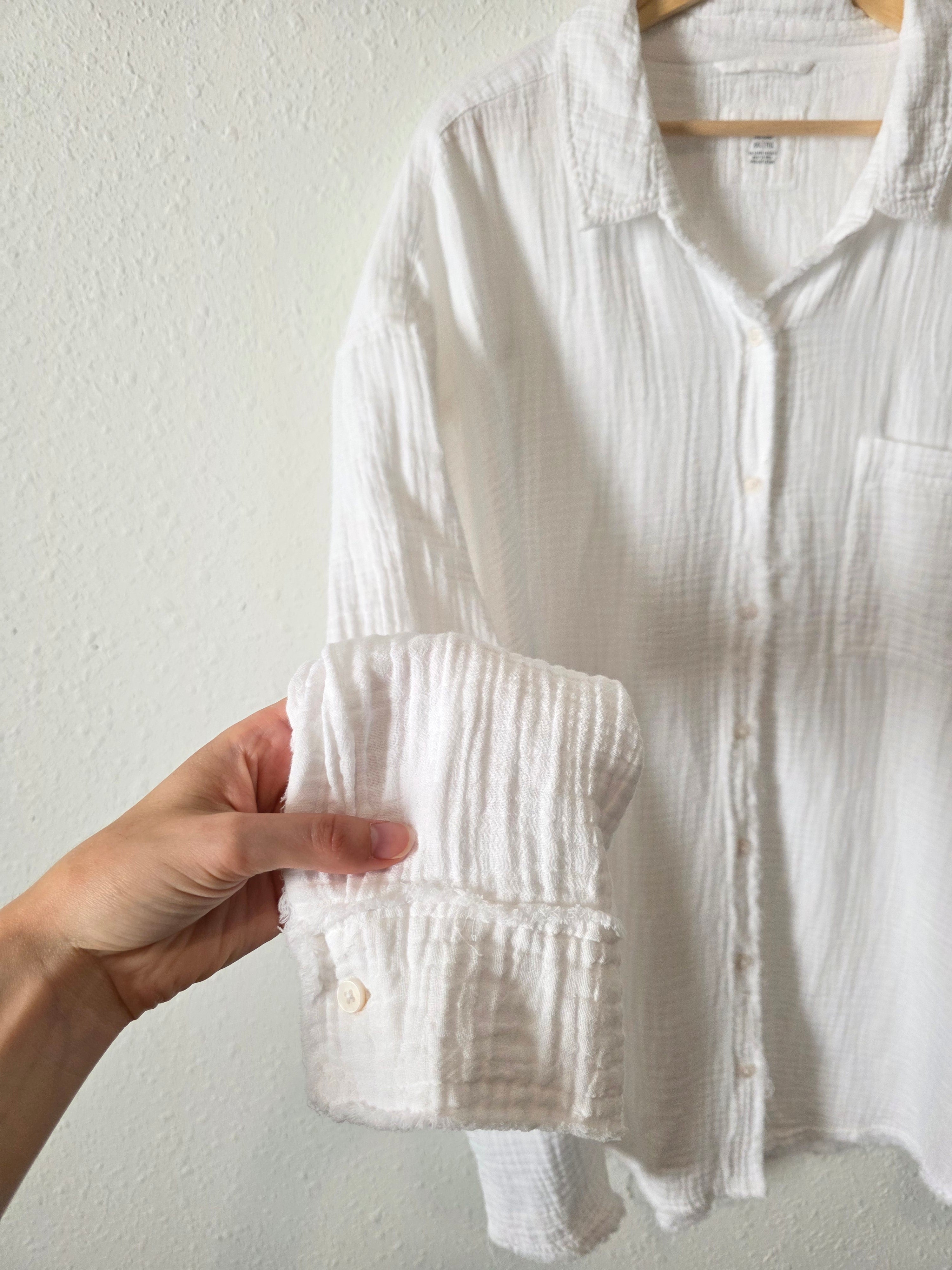 Aerie Cotton Gauze Button Up (XXL)