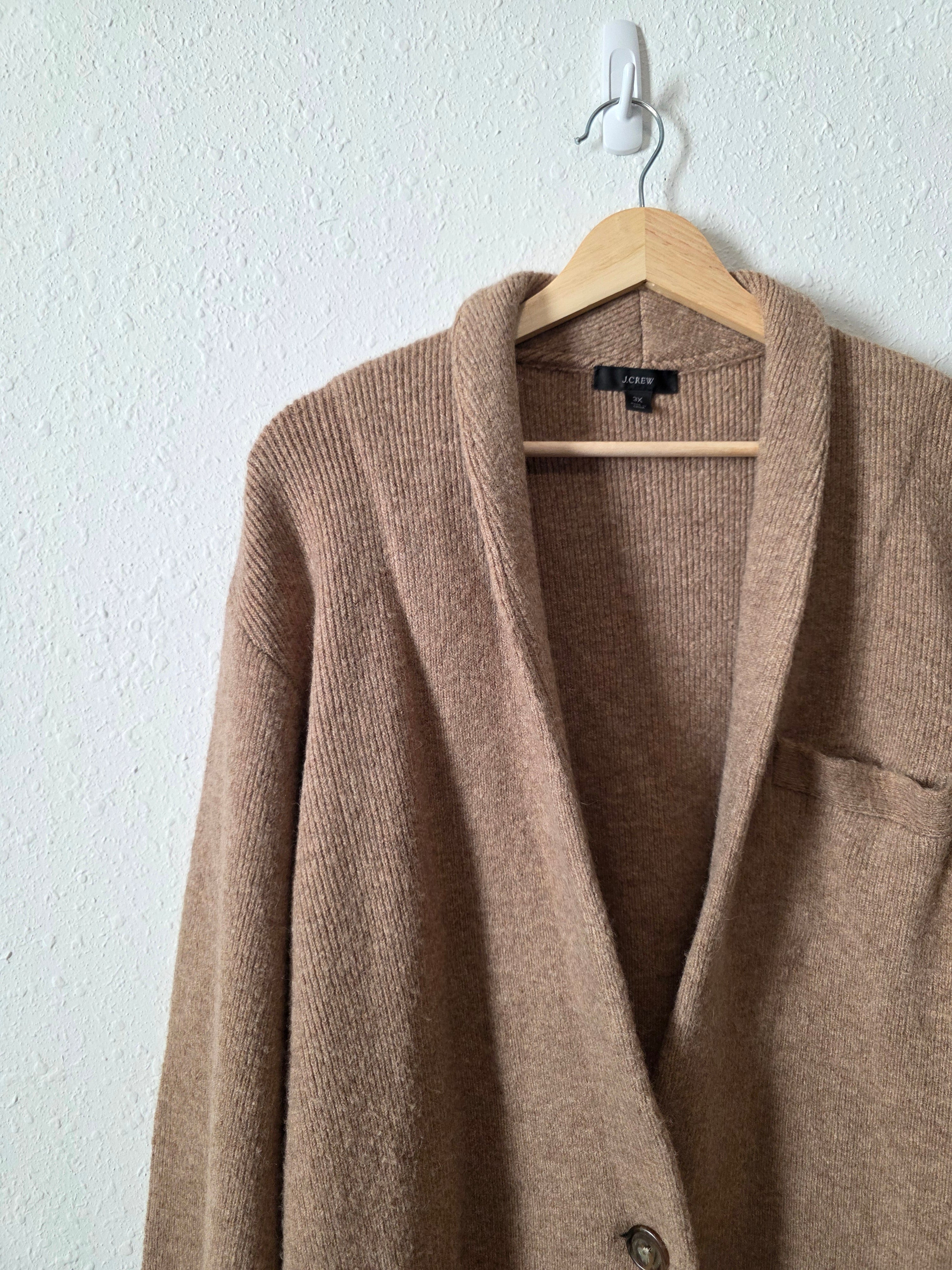 J.Crew Tan Sweater Blazer (3X)