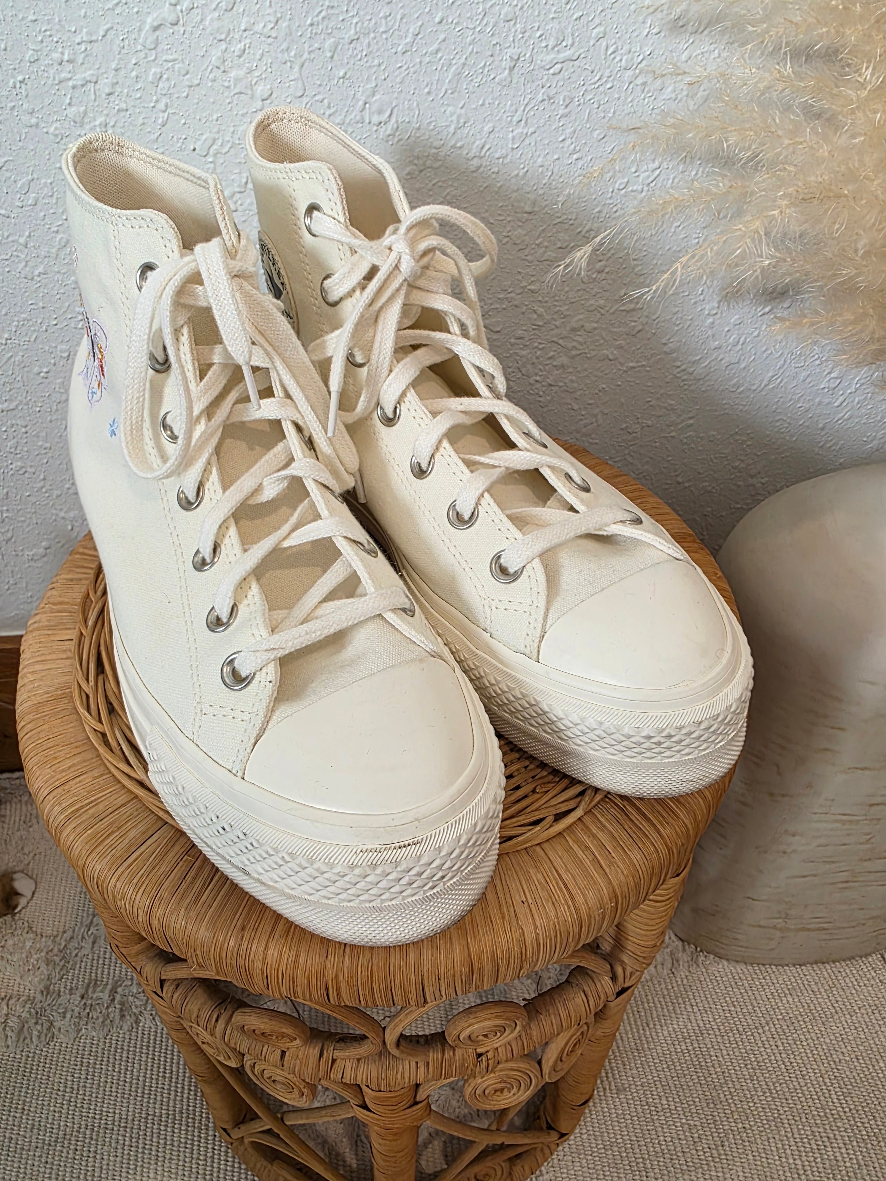 Converse High Top Butterfly Sneakers (9)