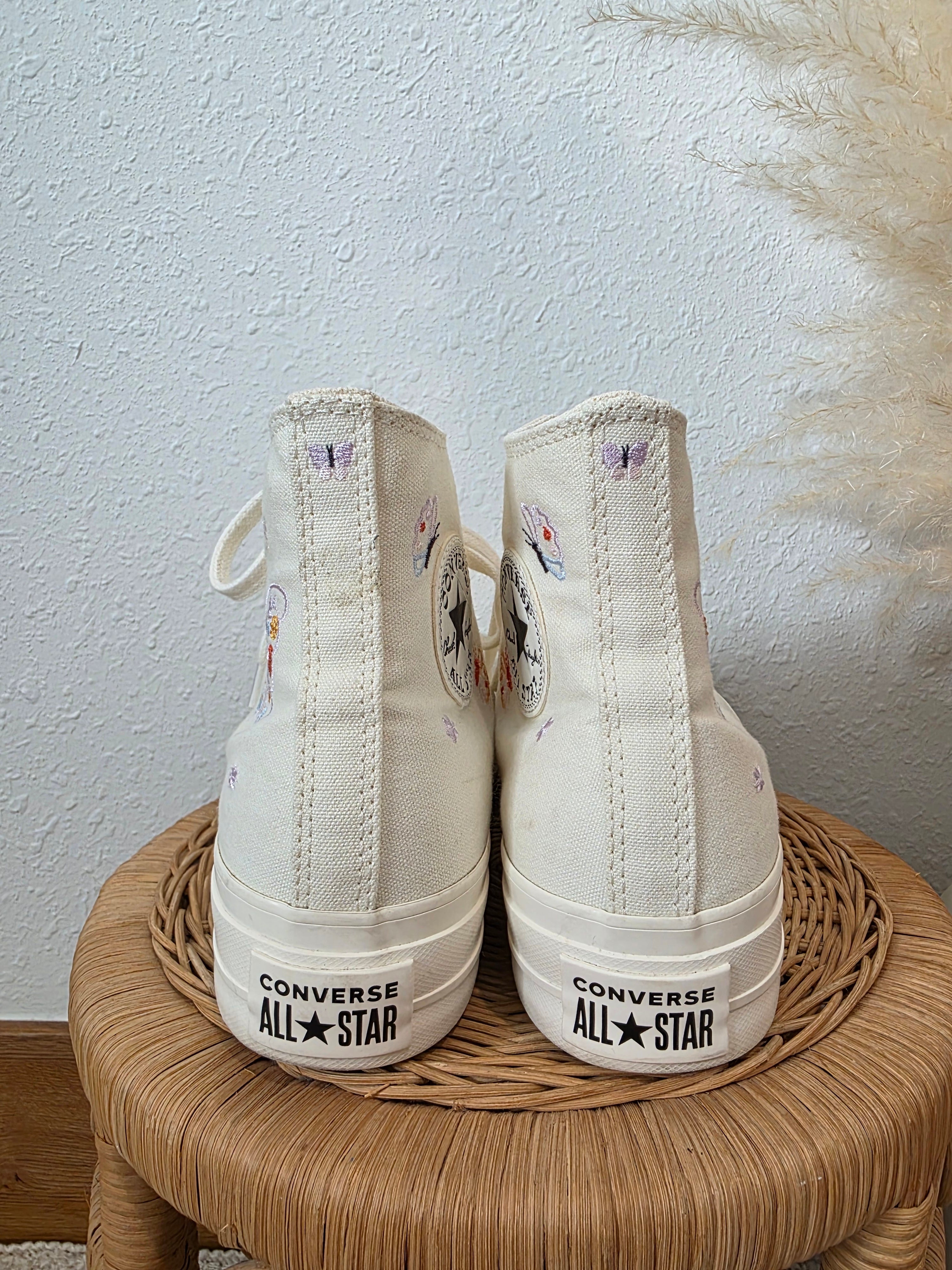 Converse High Top Butterfly Sneakers (9)