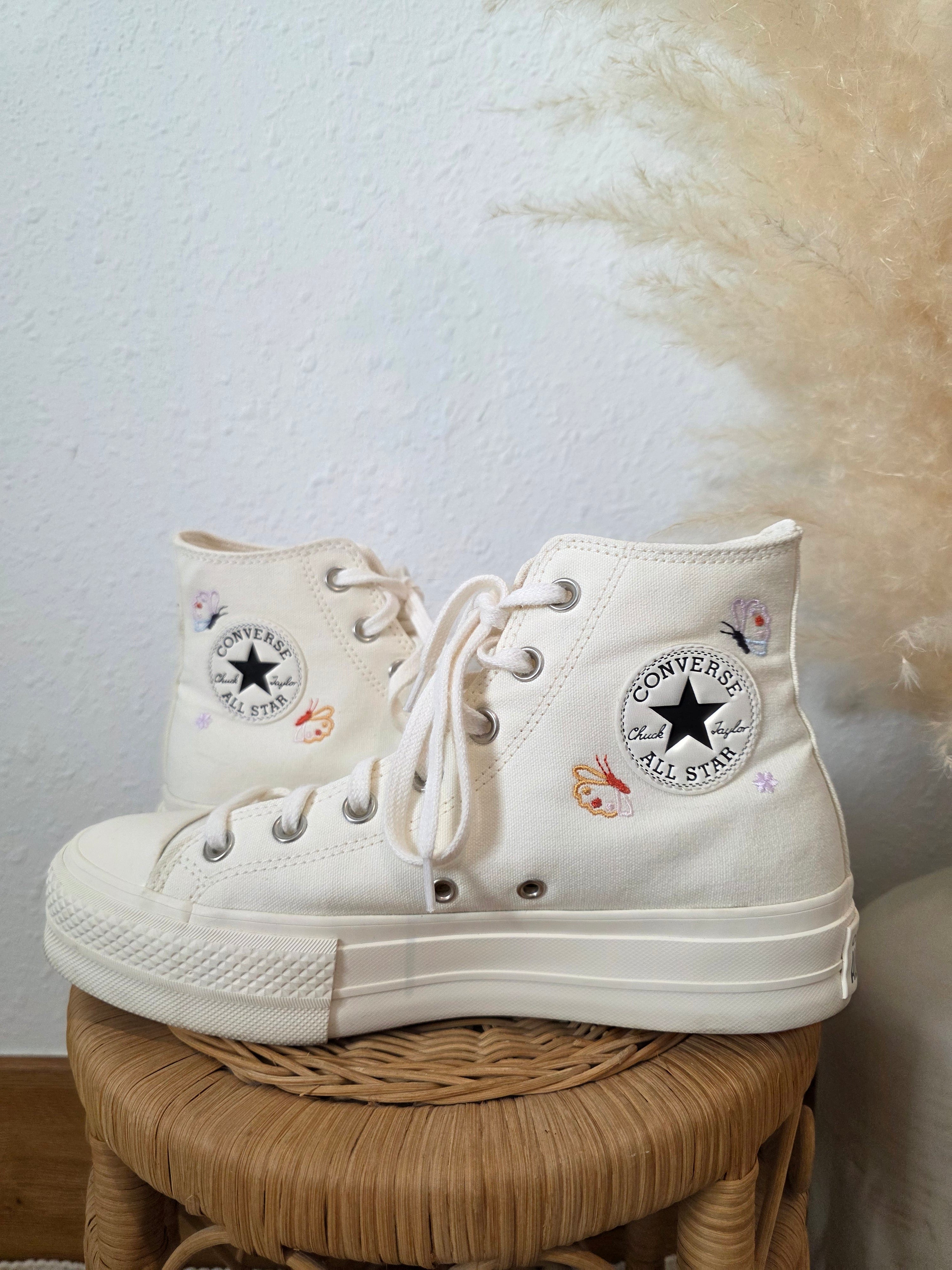 Converse High Top Butterfly Sneakers (9)