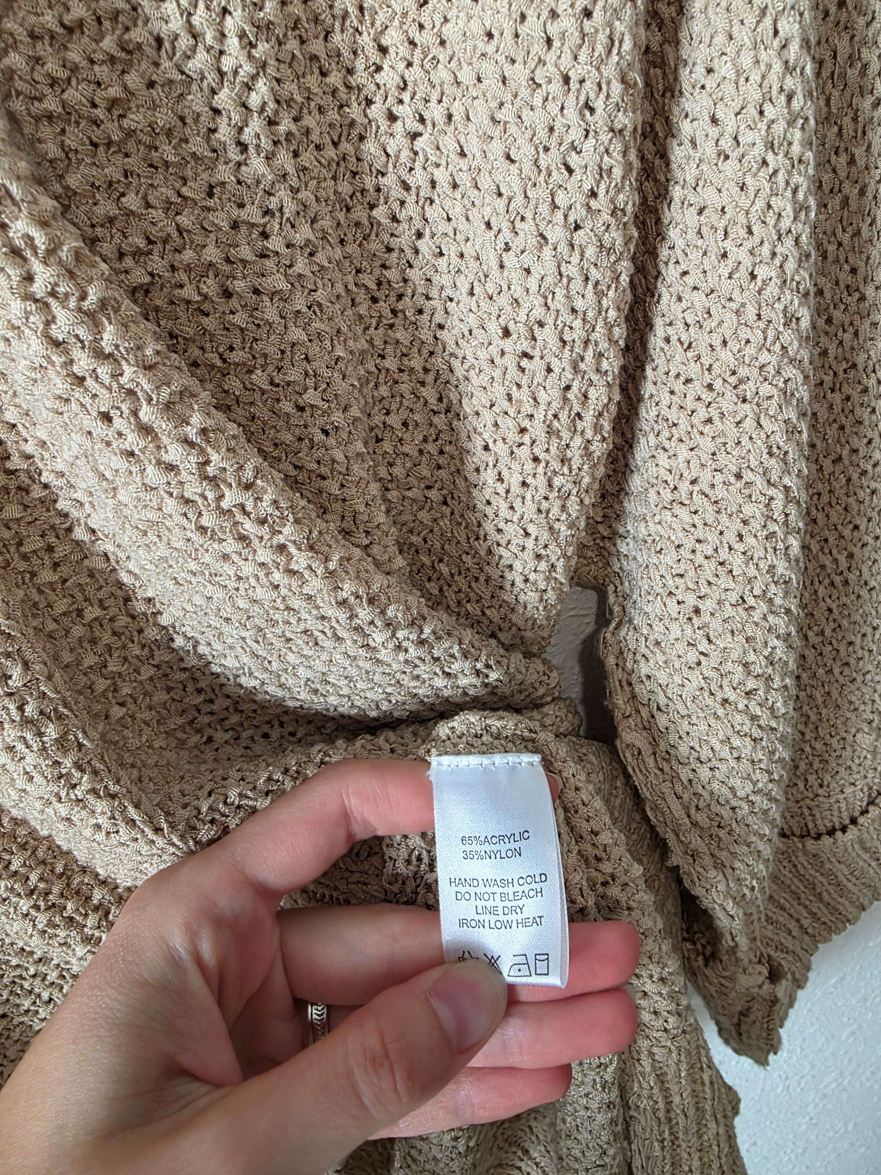 Neutral Textured Sweater (XL/1X)