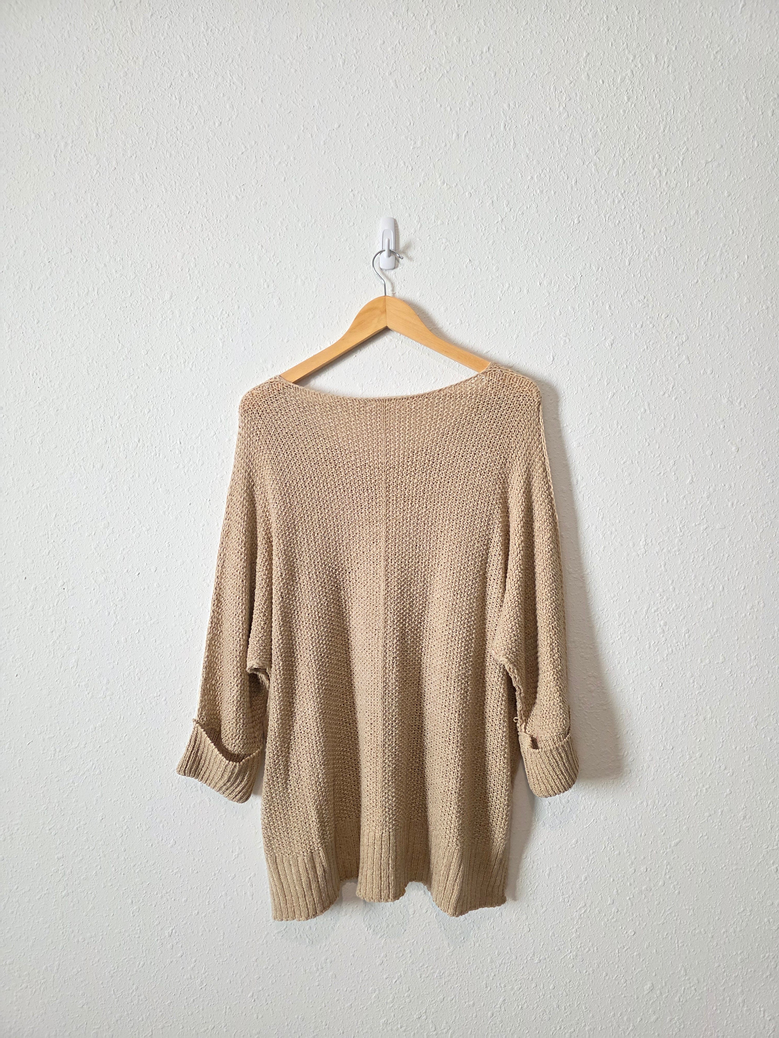 Neutral Textured Sweater (XL/1X)