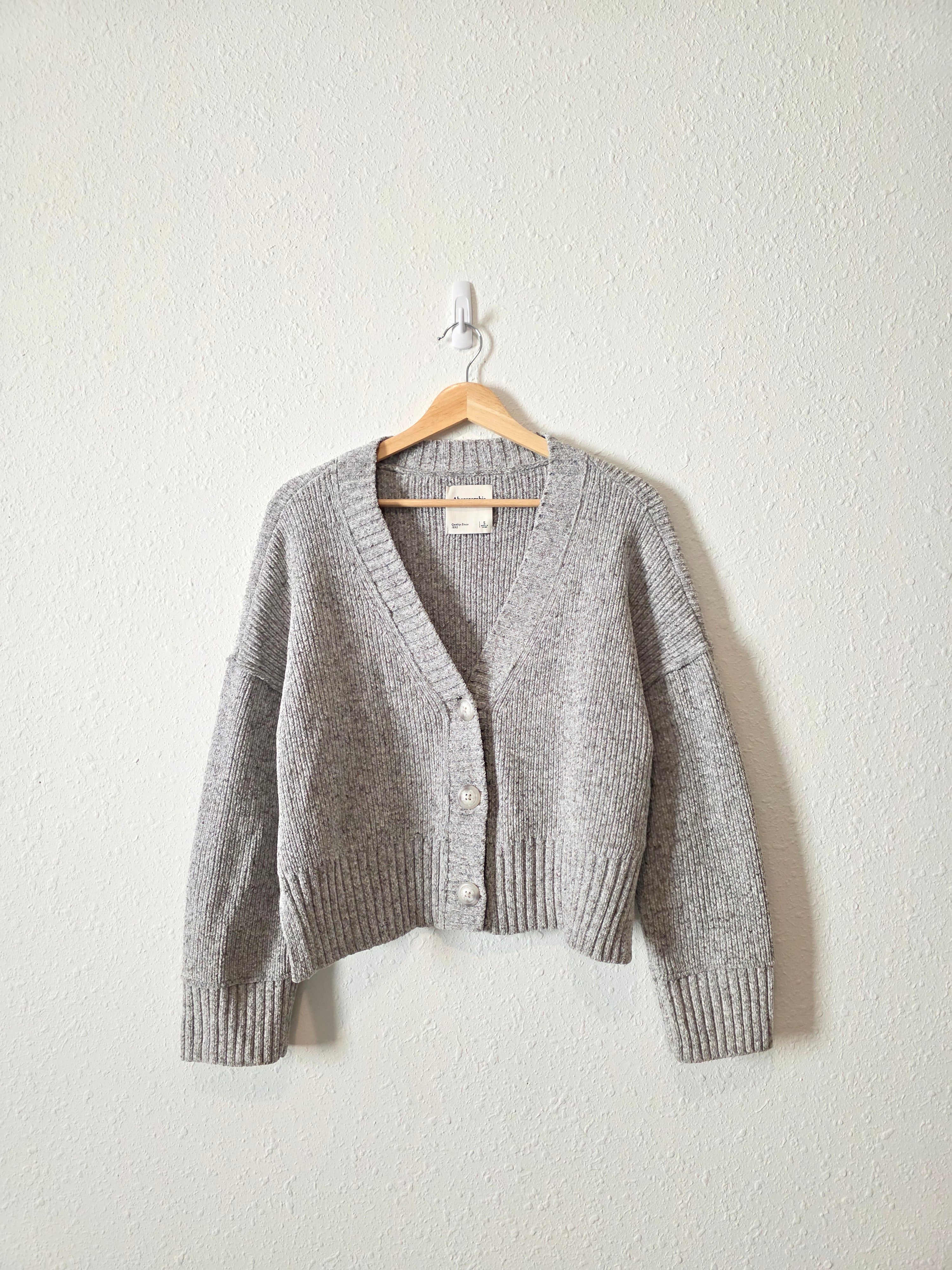 Abercrombie Chenille Knit Cardigan (S)