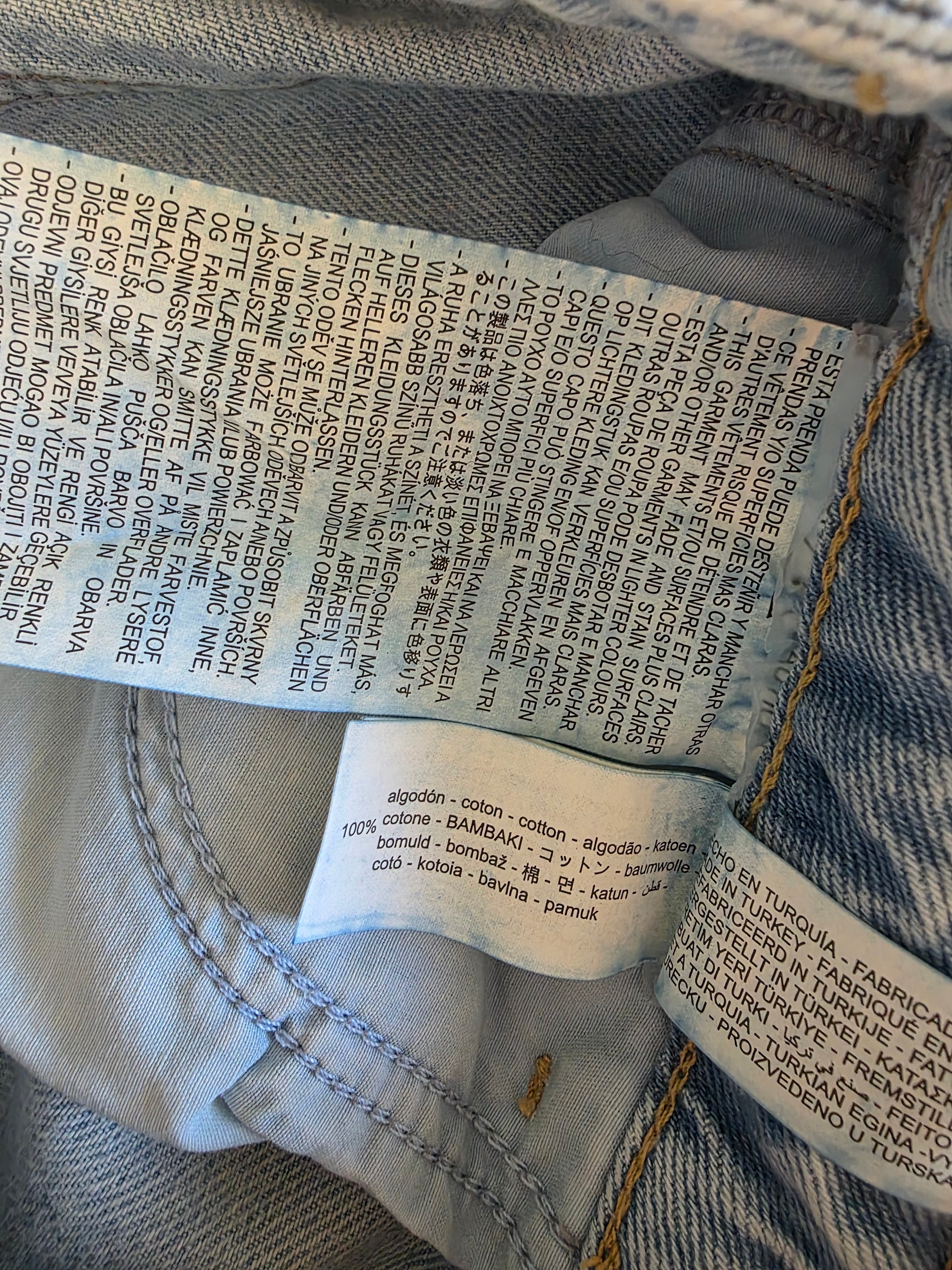 Zara Light Wash Straight Jeans (6)