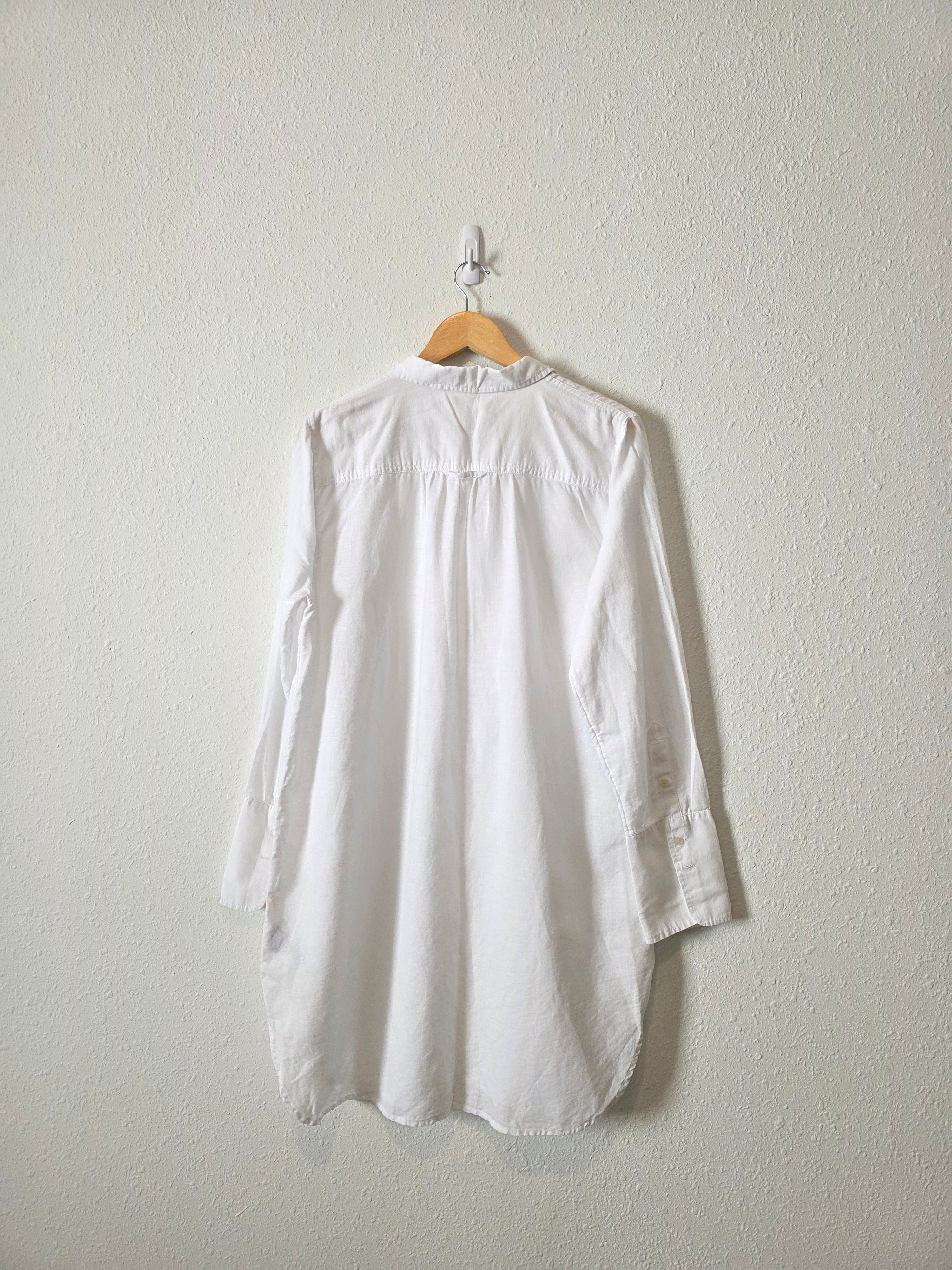 J.Crew Linen Cotton Button Up (L)