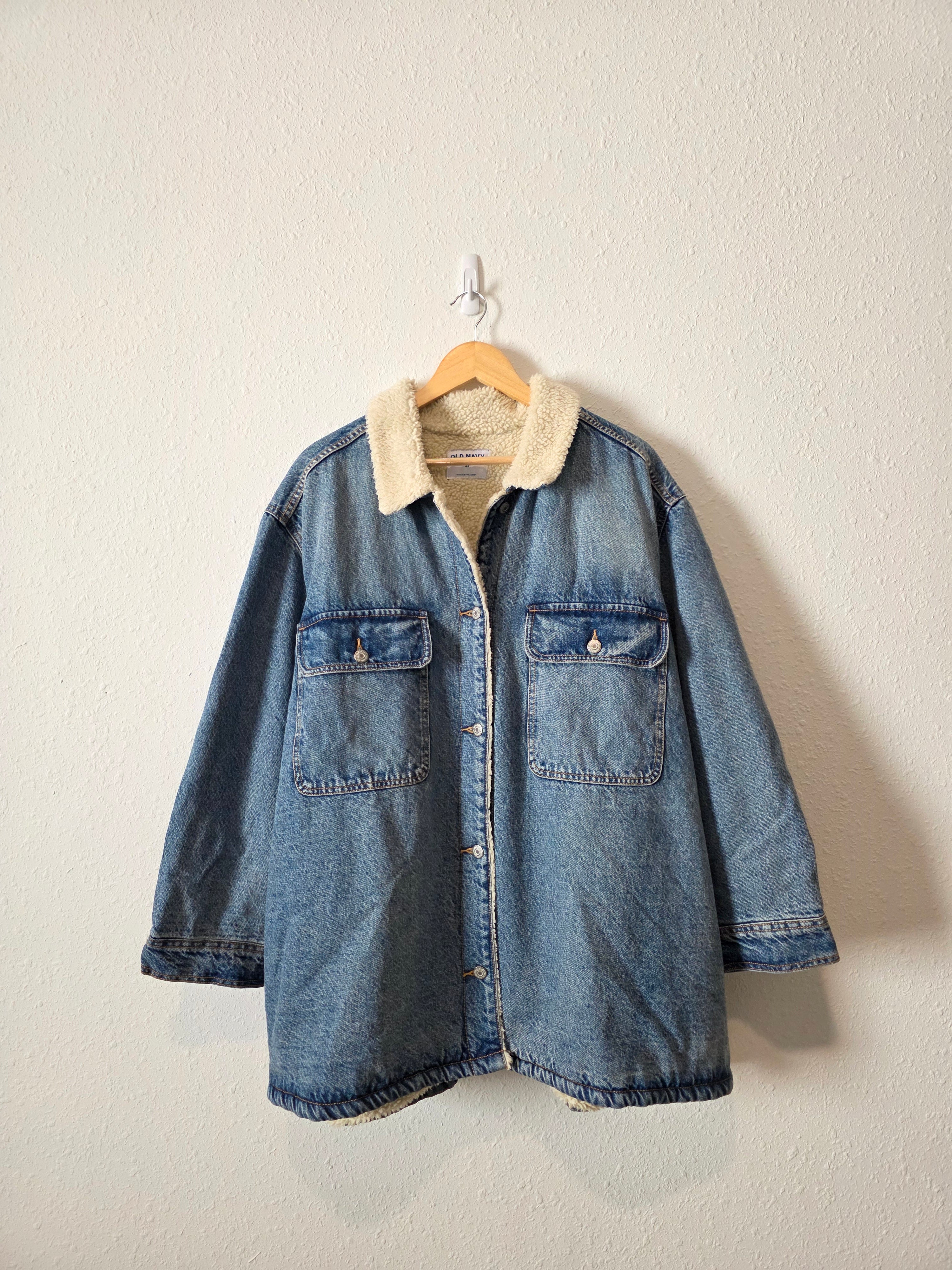 NEW Sherpa Lined Denim Jacket (4X)