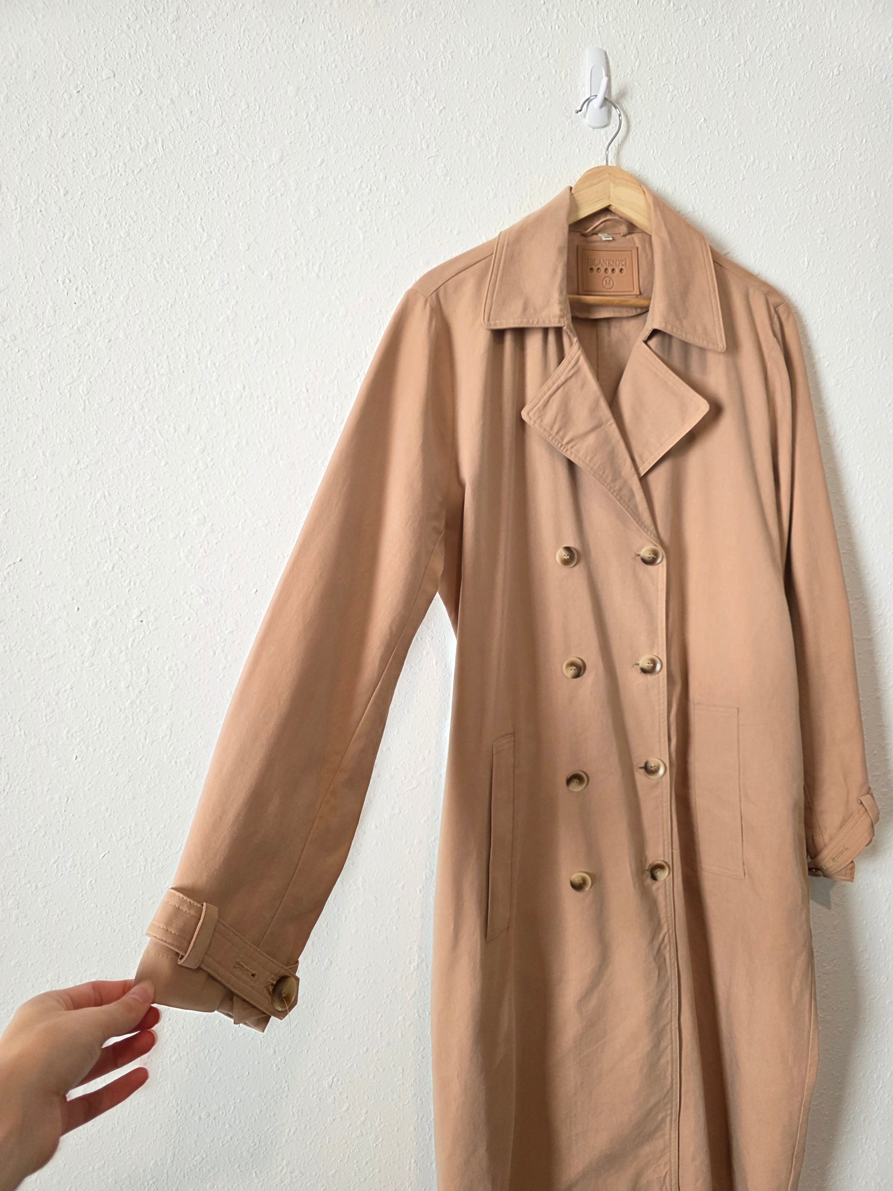 Blanknyc Long Belted Trench Coat (M)
