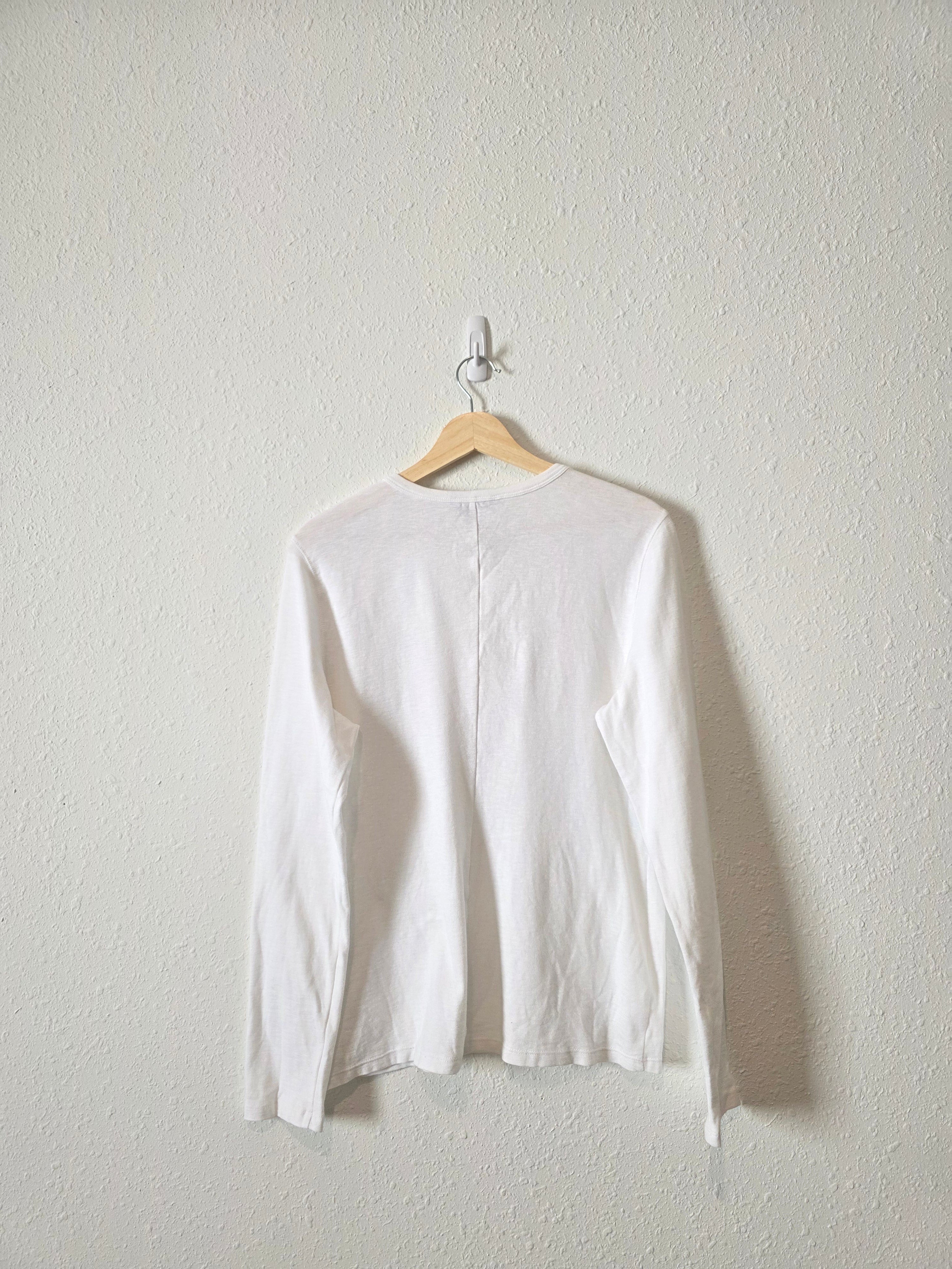 Banana Republic Cotton Henley Tee (L)