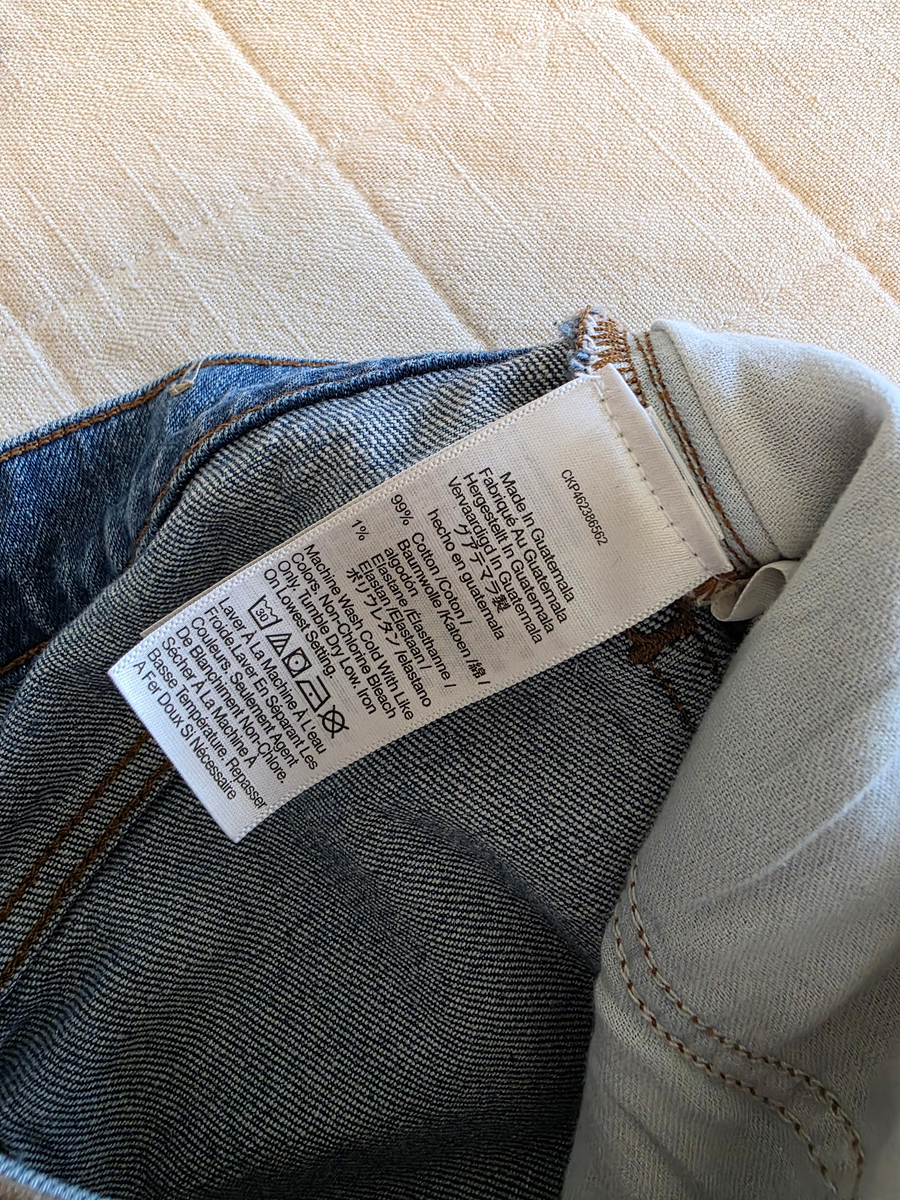 Madewell Perfect Vintage Straight Jeans (27 tall)