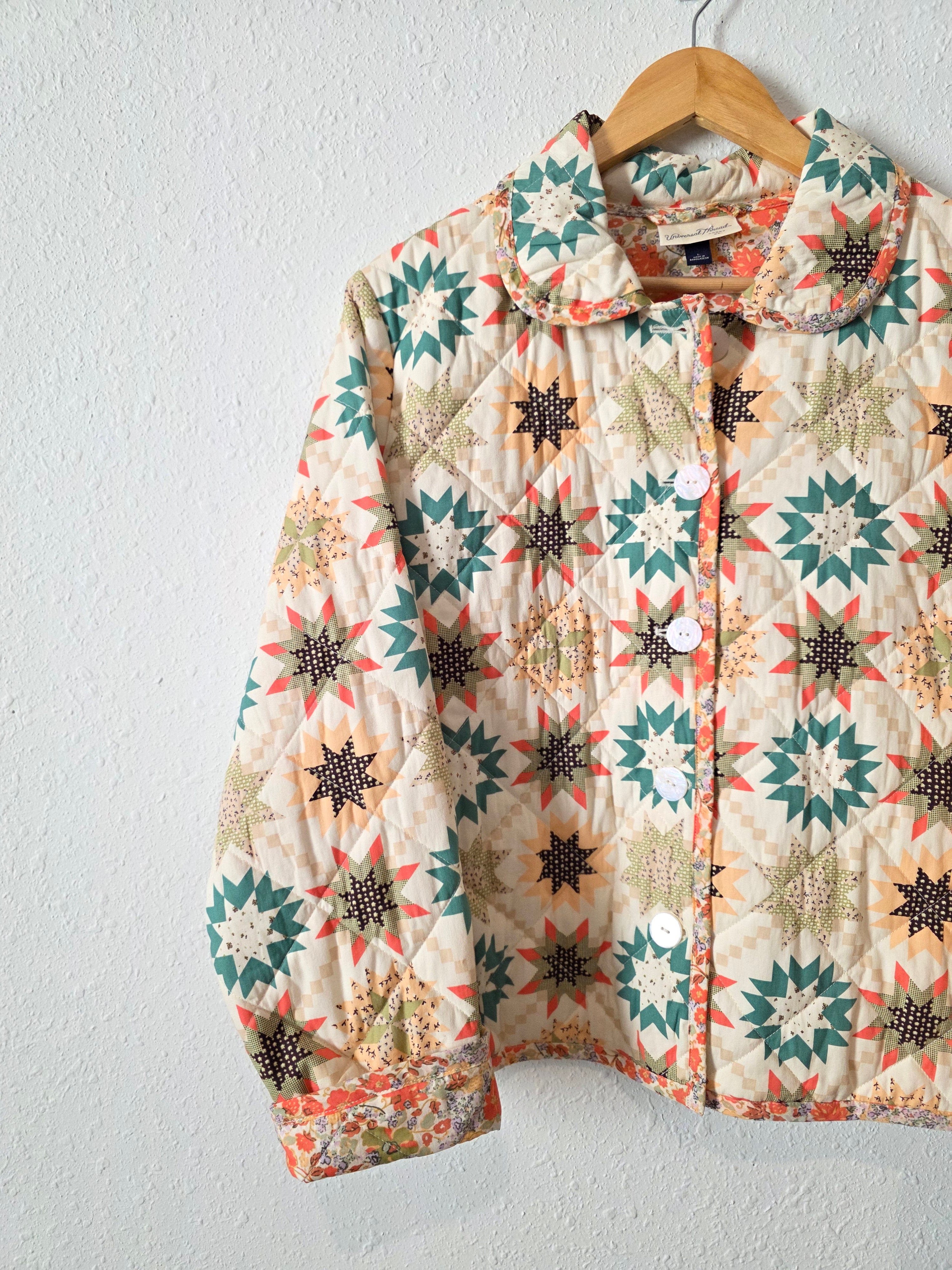 Colorful Quilted Jacket (L)