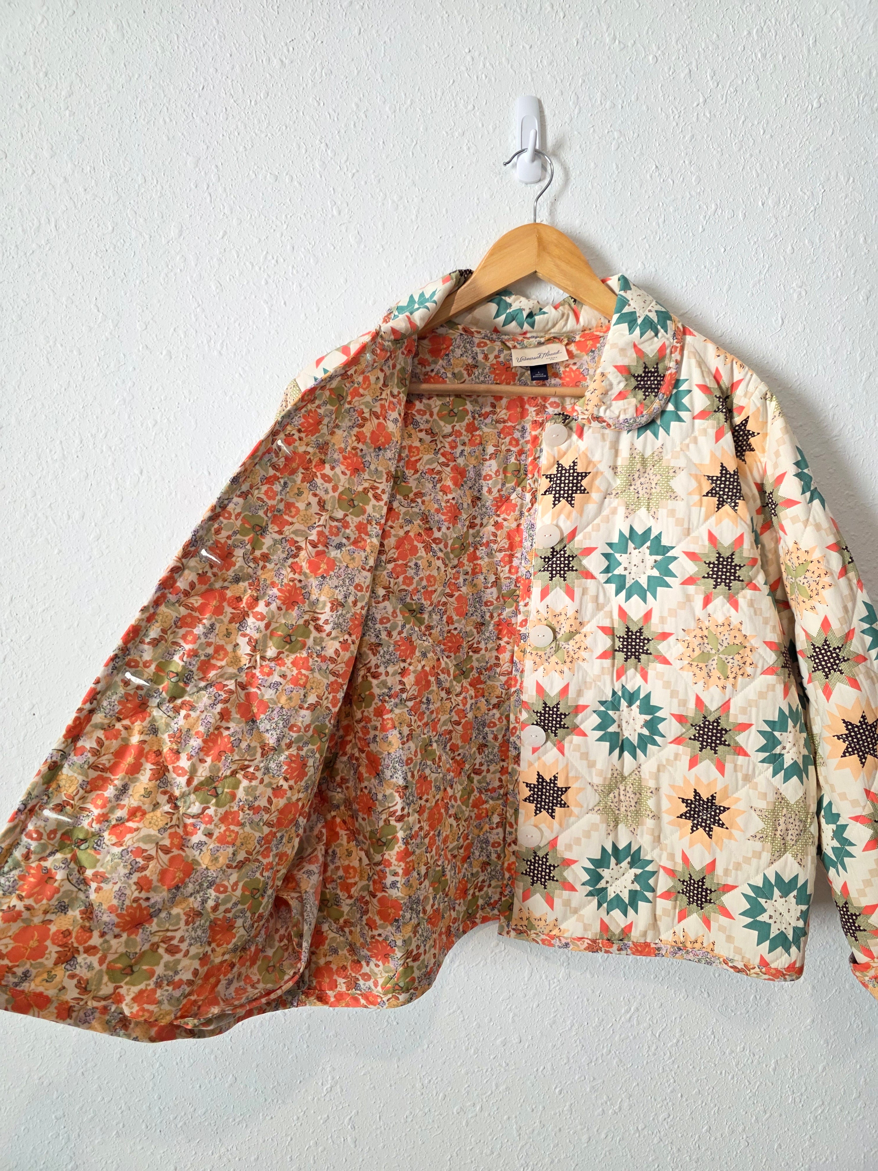 Colorful Quilted Jacket (L)