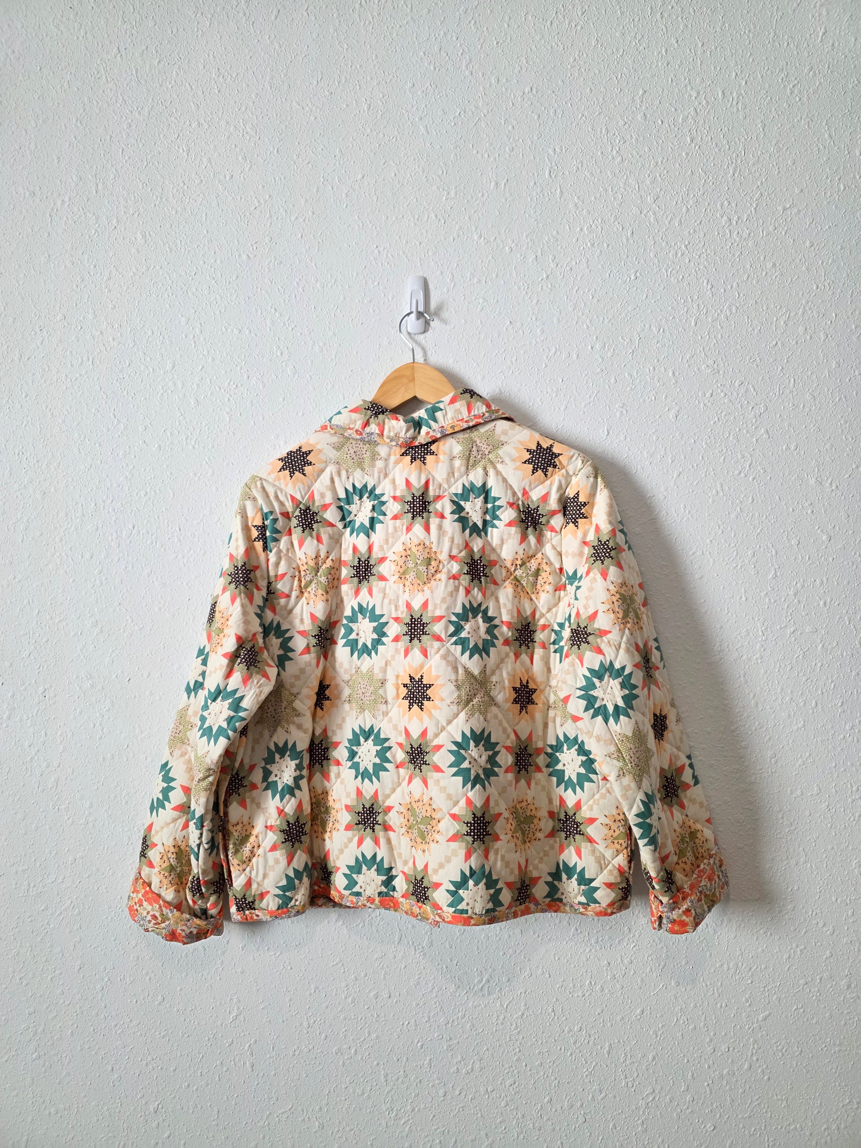 Colorful Quilted Jacket (L)