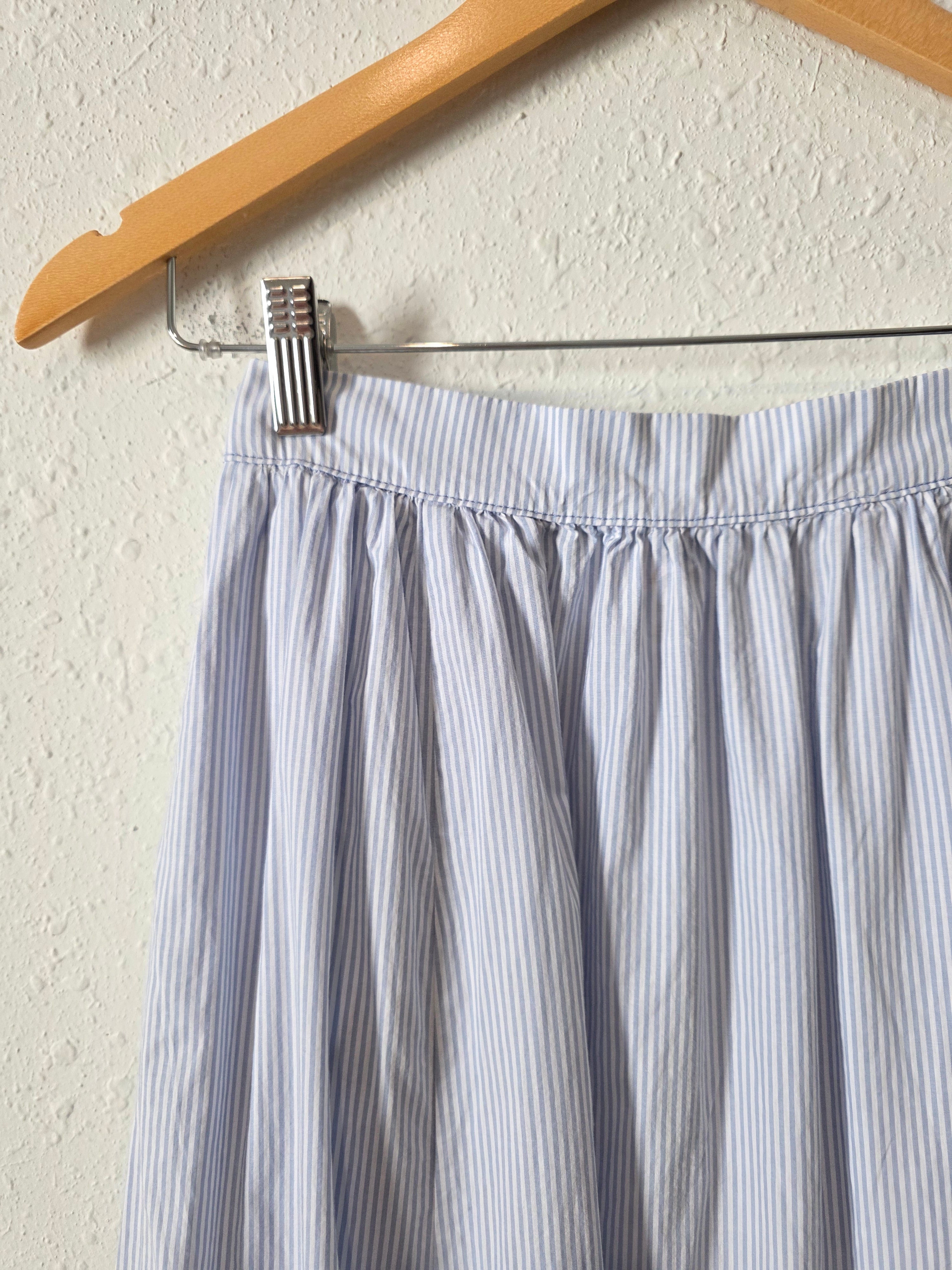 Aerie Striped Cotton Maxi Skirt (XS)