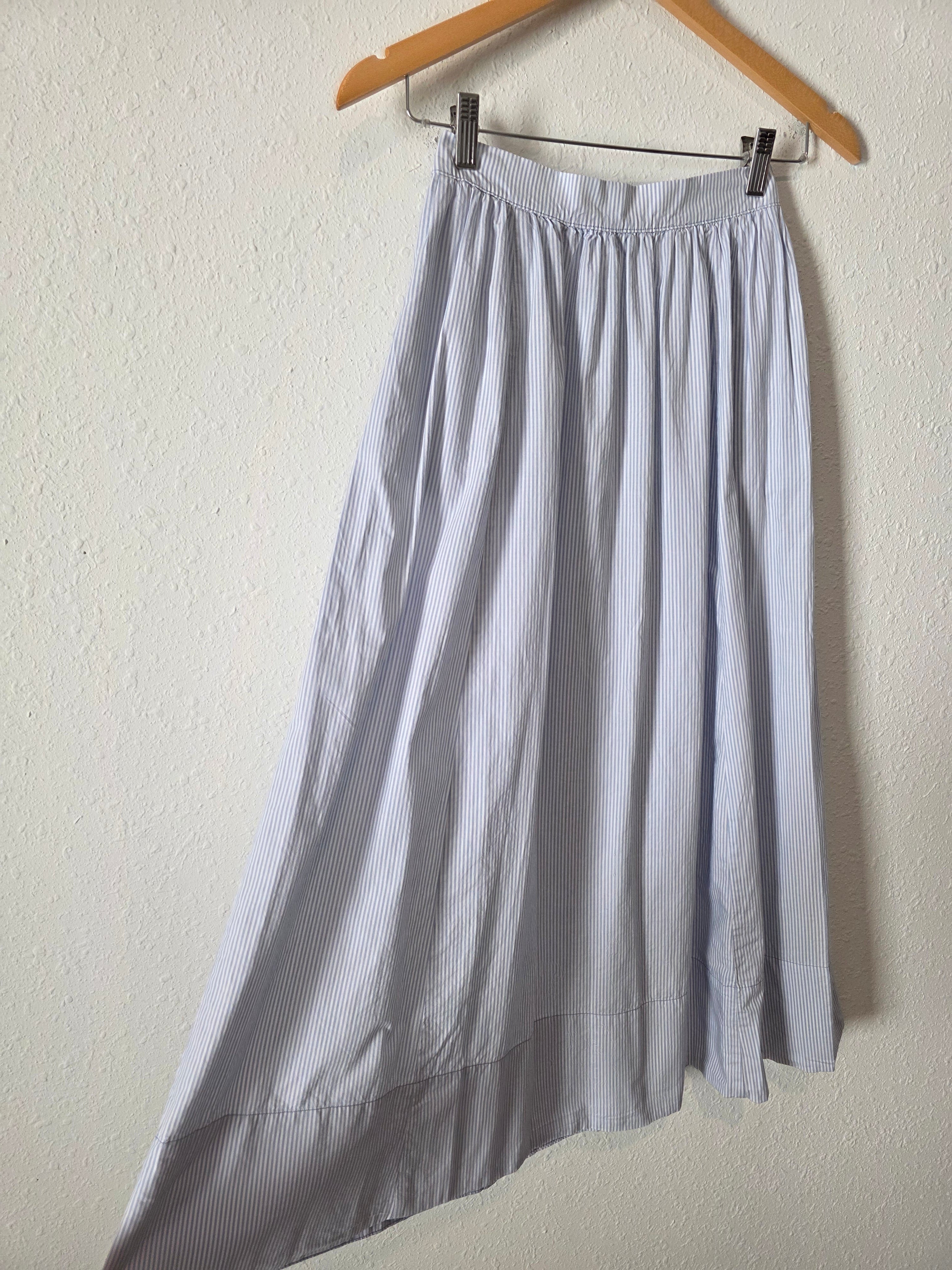 Aerie Striped Cotton Maxi Skirt (XS)