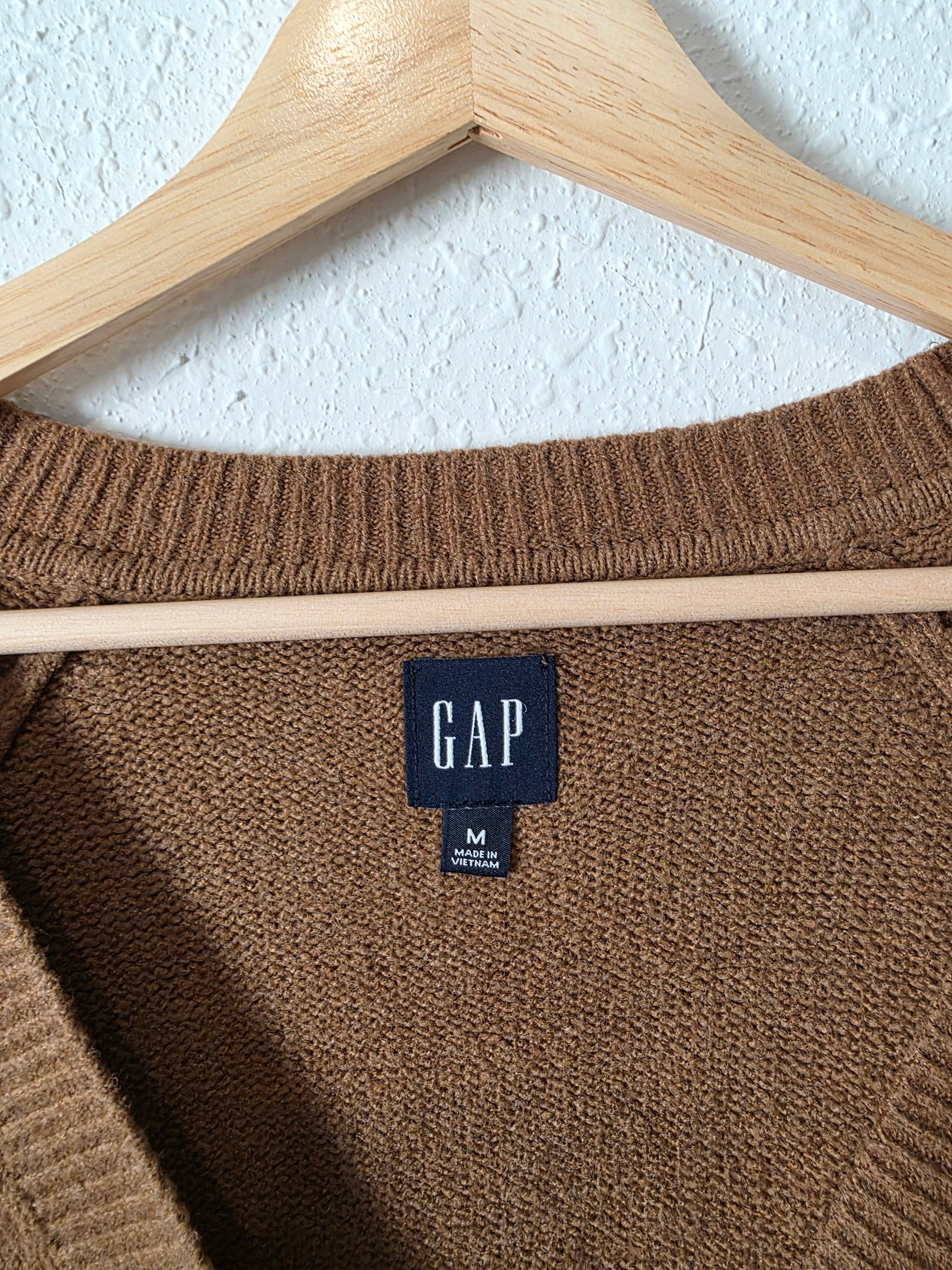 Gap Brown Balloon Sleeve Cardigan (M)