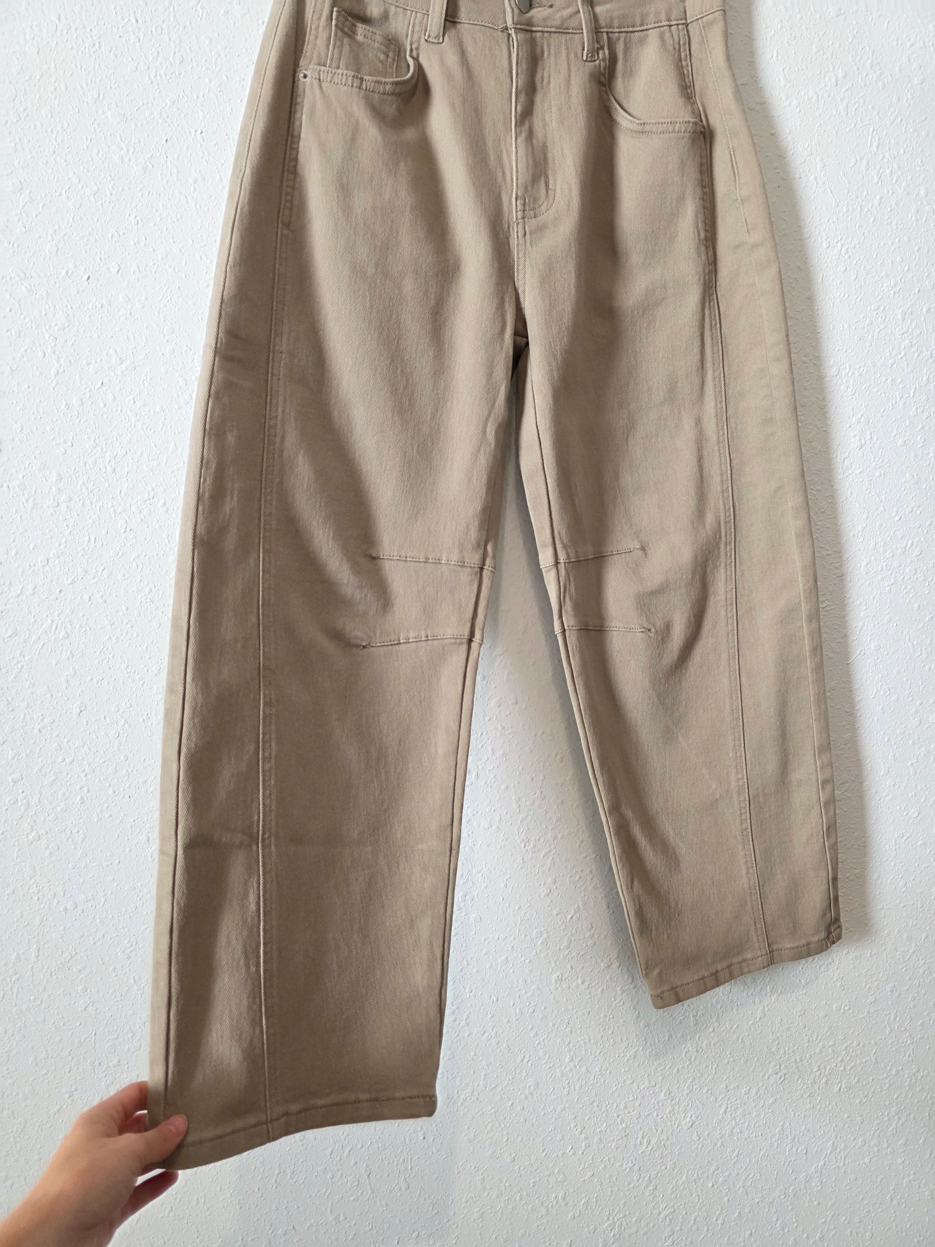 Relaxed Barrel Jeans (S)