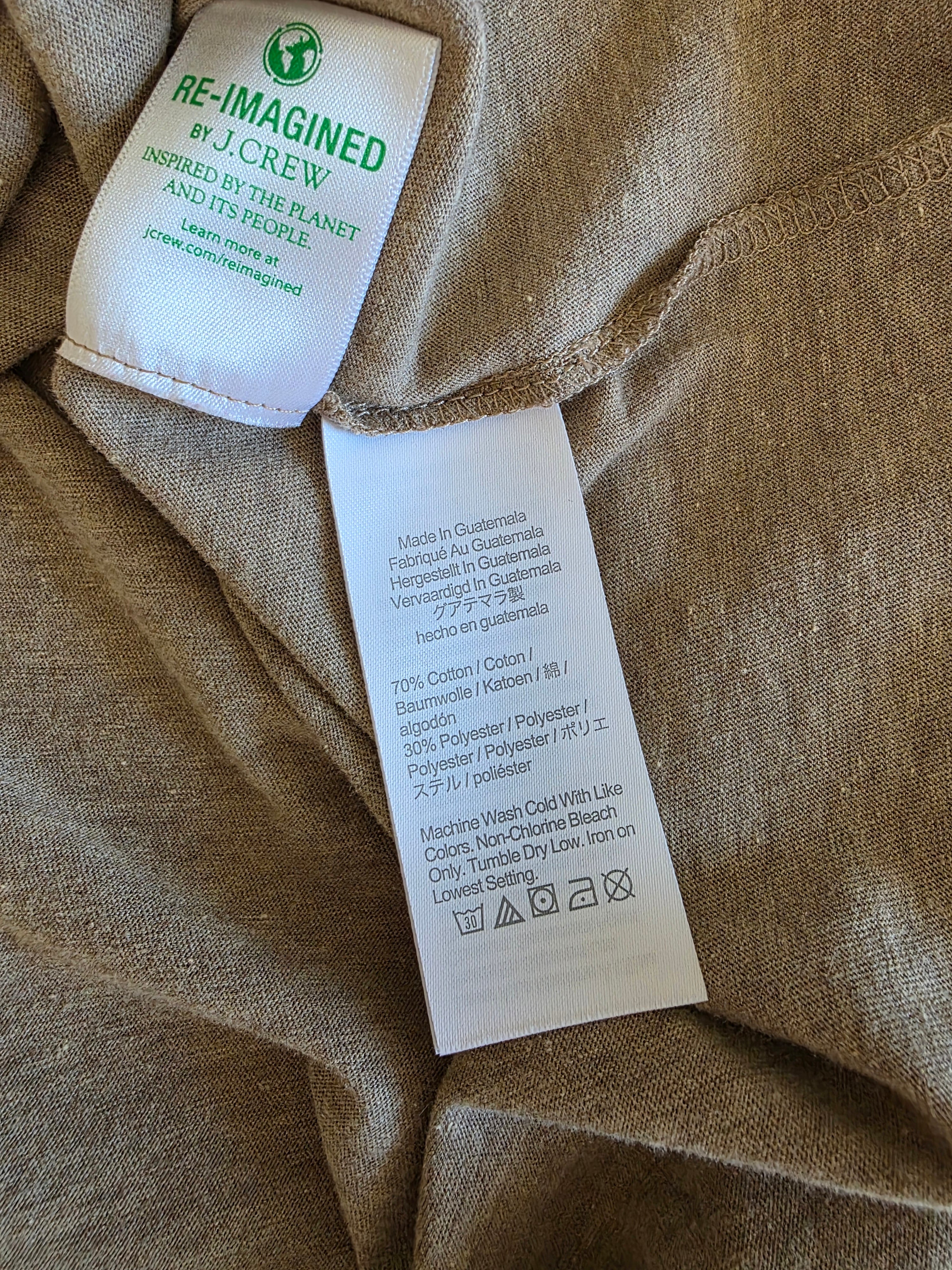 J.Crew Neutral Turtleneck Top (L)