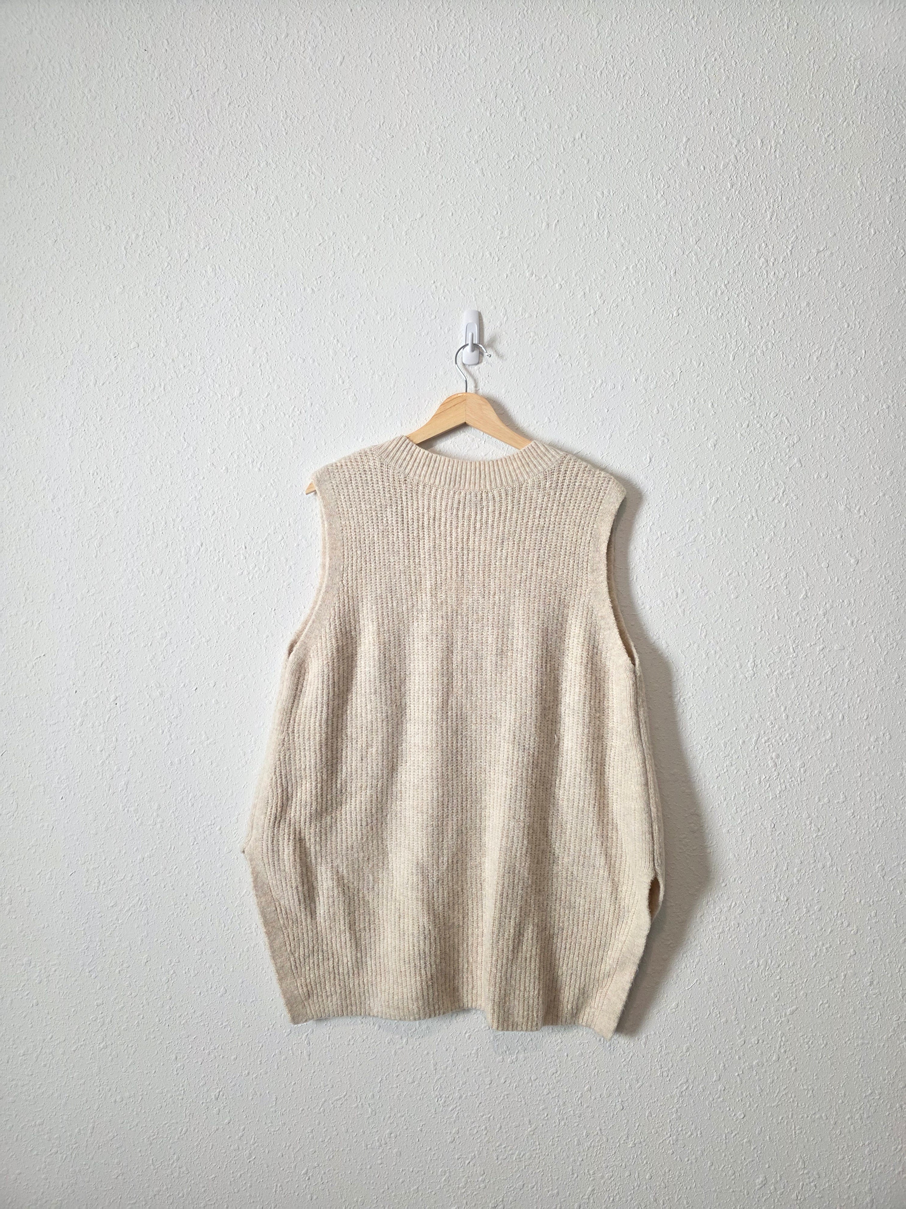 Cozy Knit Sweater Vest (L)